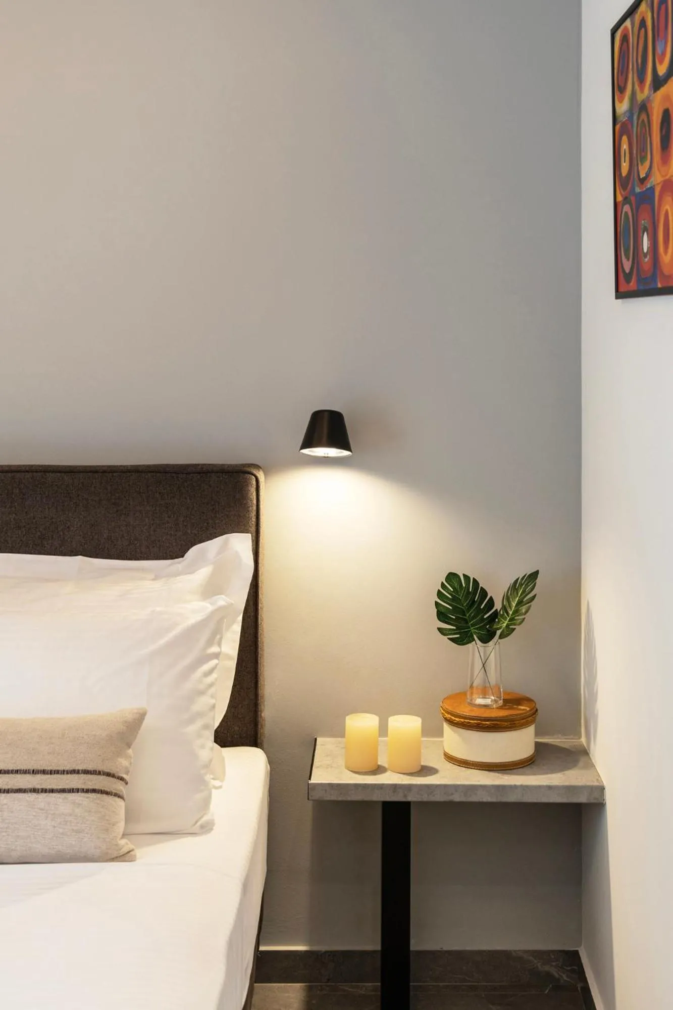 Bed in DOMIOS Suites Athens
