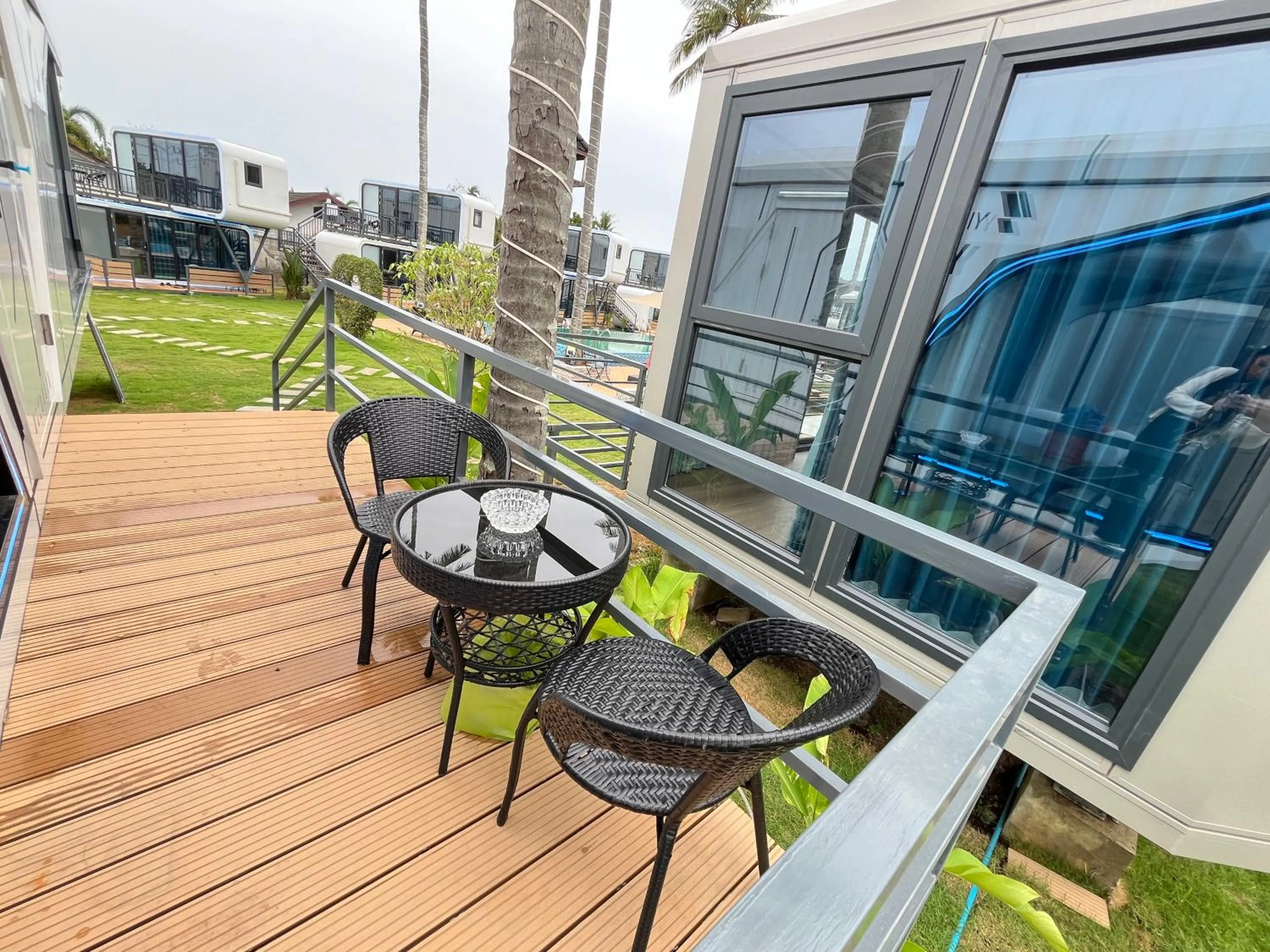 Balcony/Terrace in Space House Hotel Phuket