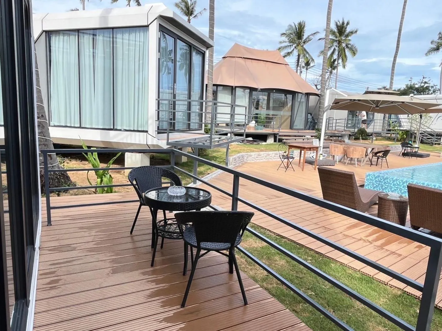 Balcony/Terrace in Space House Hotel Phuket