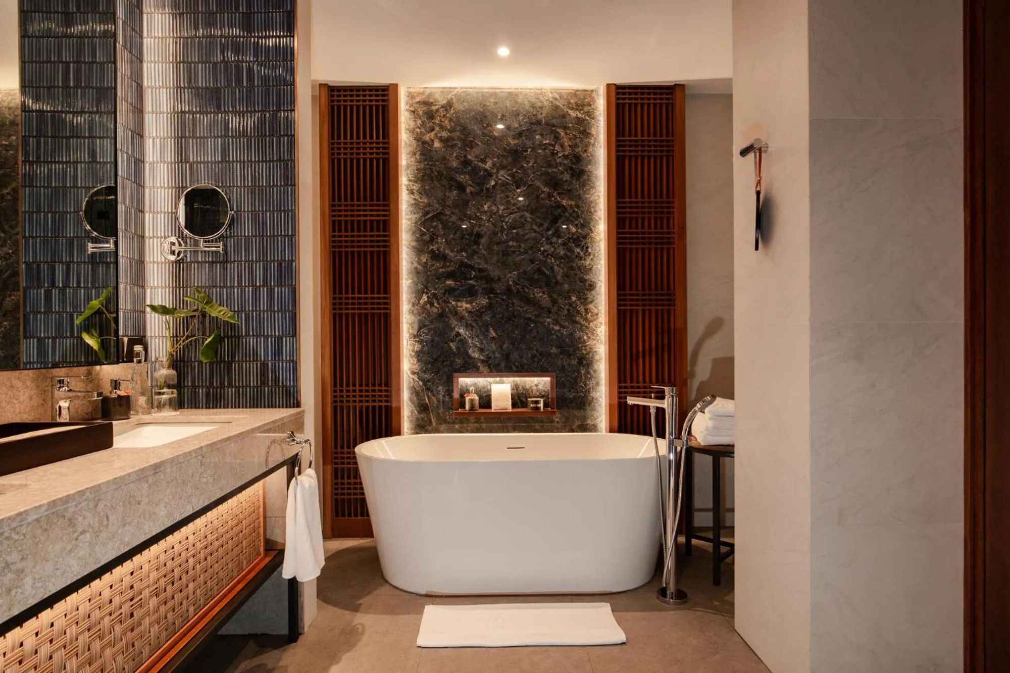 Bathroom in Plataran Puncak Suites