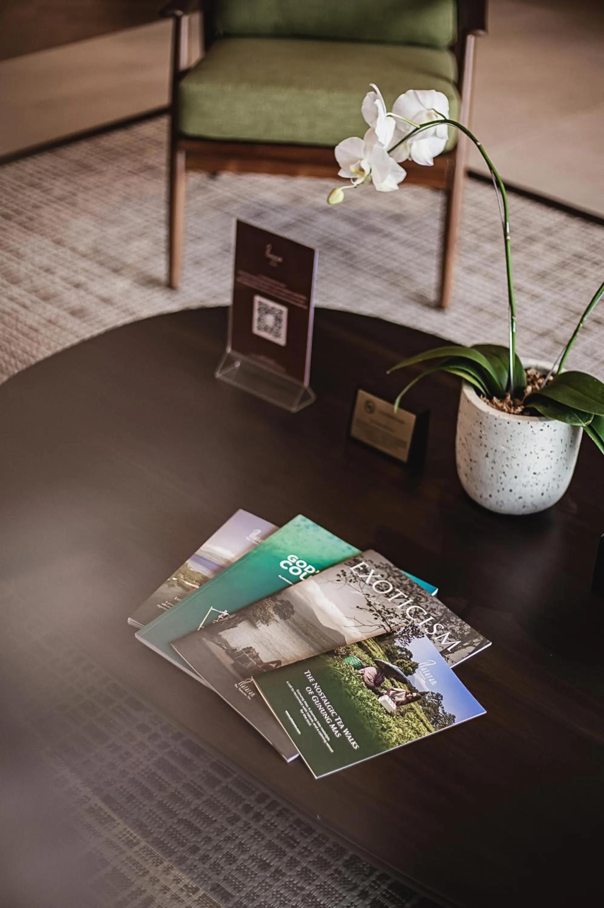 Living room in Plataran Puncak Suites