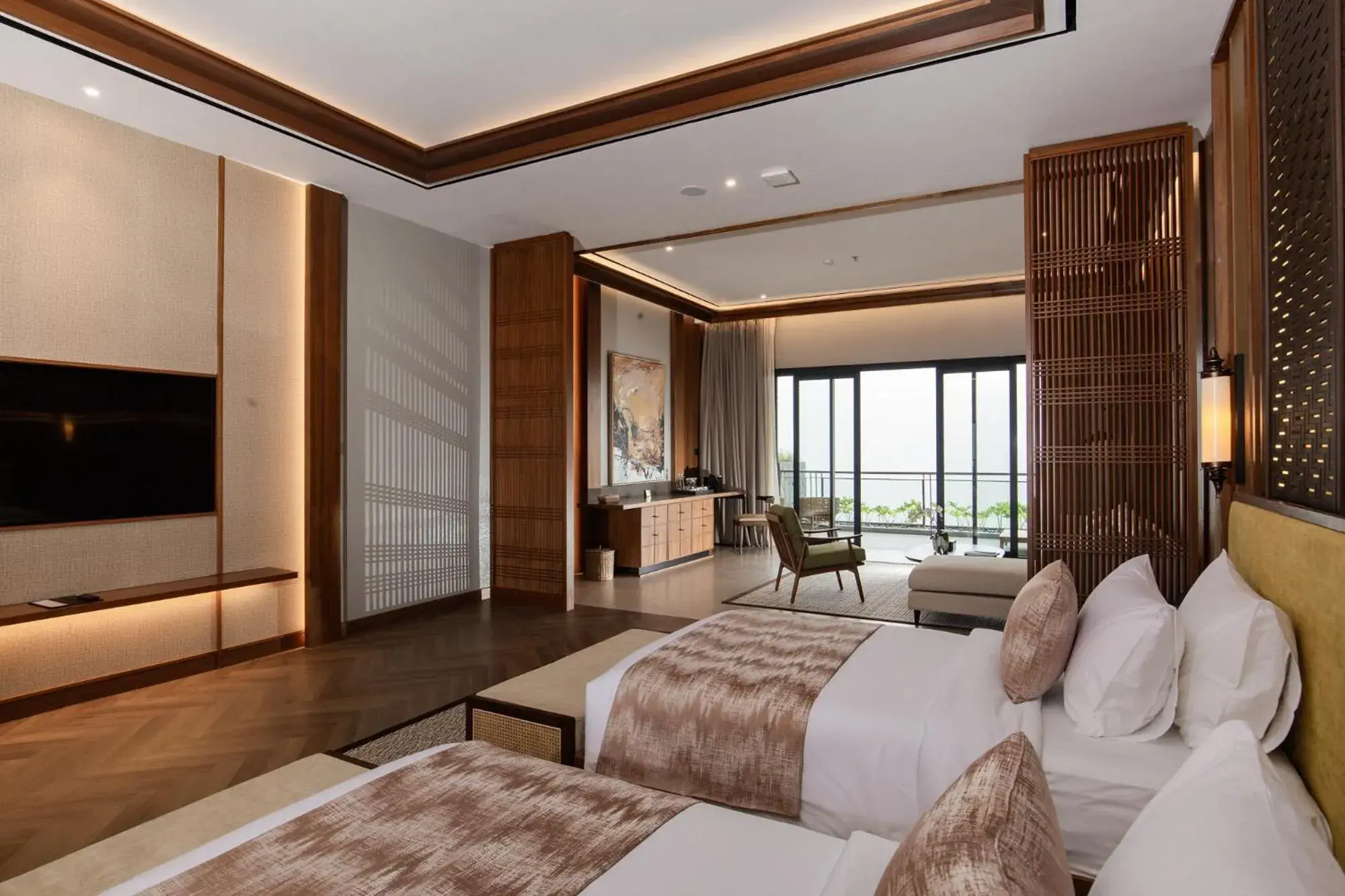 Suite Twin in Plataran Puncak Suites Suite Twin in Plataran Puncak Suites