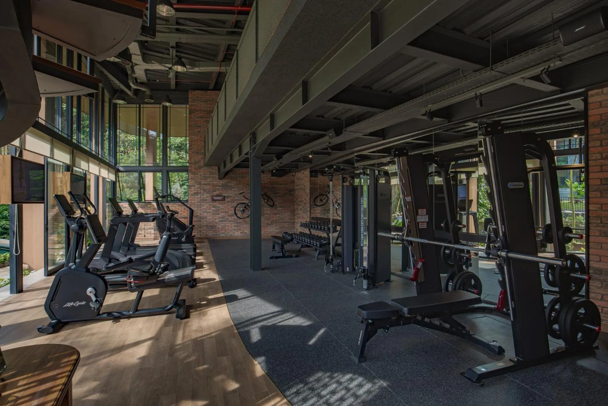 Fitness centre/facilities in Plataran Puncak Suites