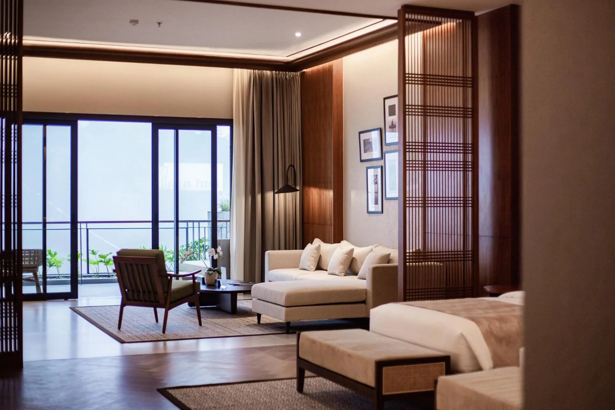 Living room in Plataran Puncak Suites