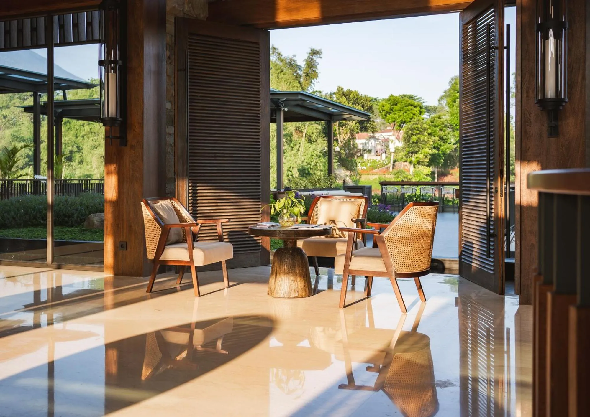 Lobby or reception in Plataran Puncak Suites