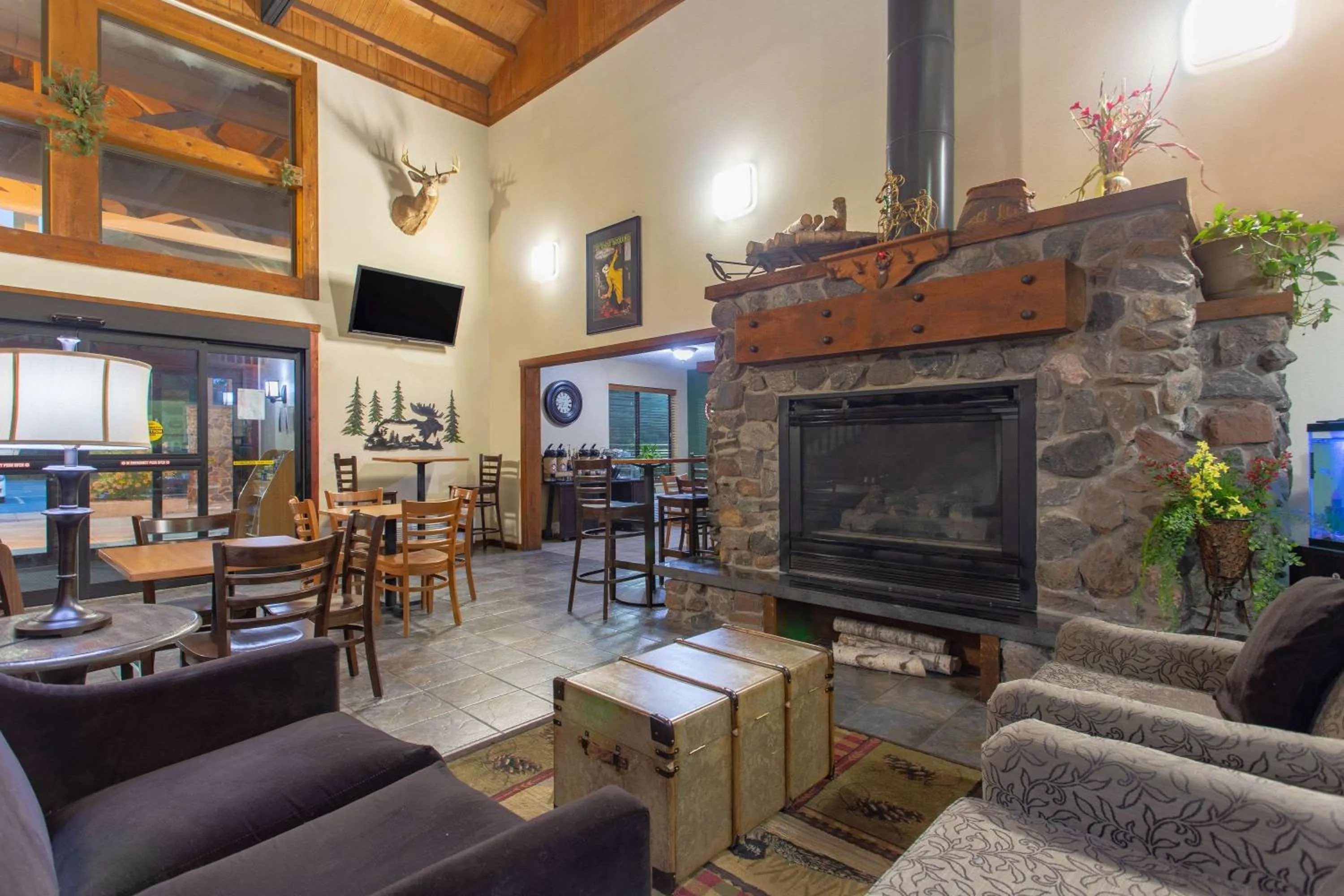 Lobby or reception in AmericInn by Wyndham Black River Falls I-94 on ATV Trail