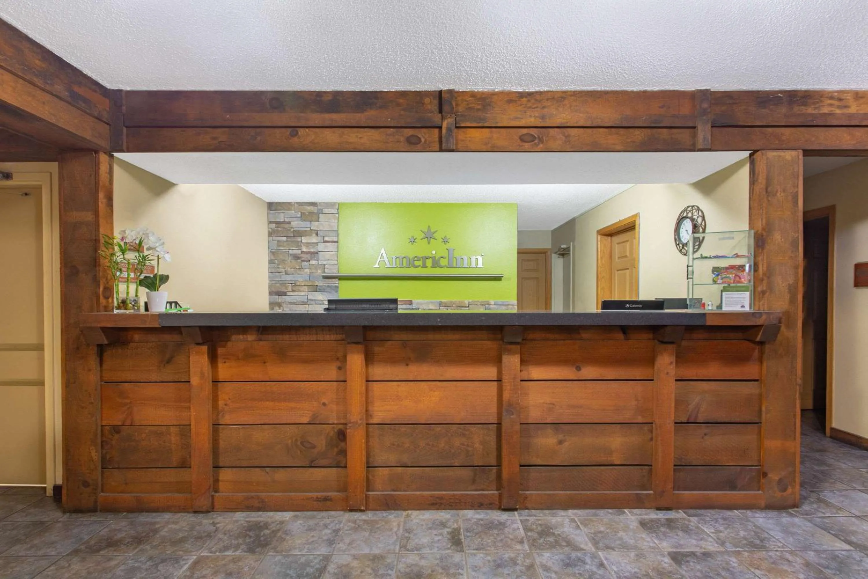 Lobby or reception in AmericInn by Wyndham Black River Falls I-94 on ATV Trail