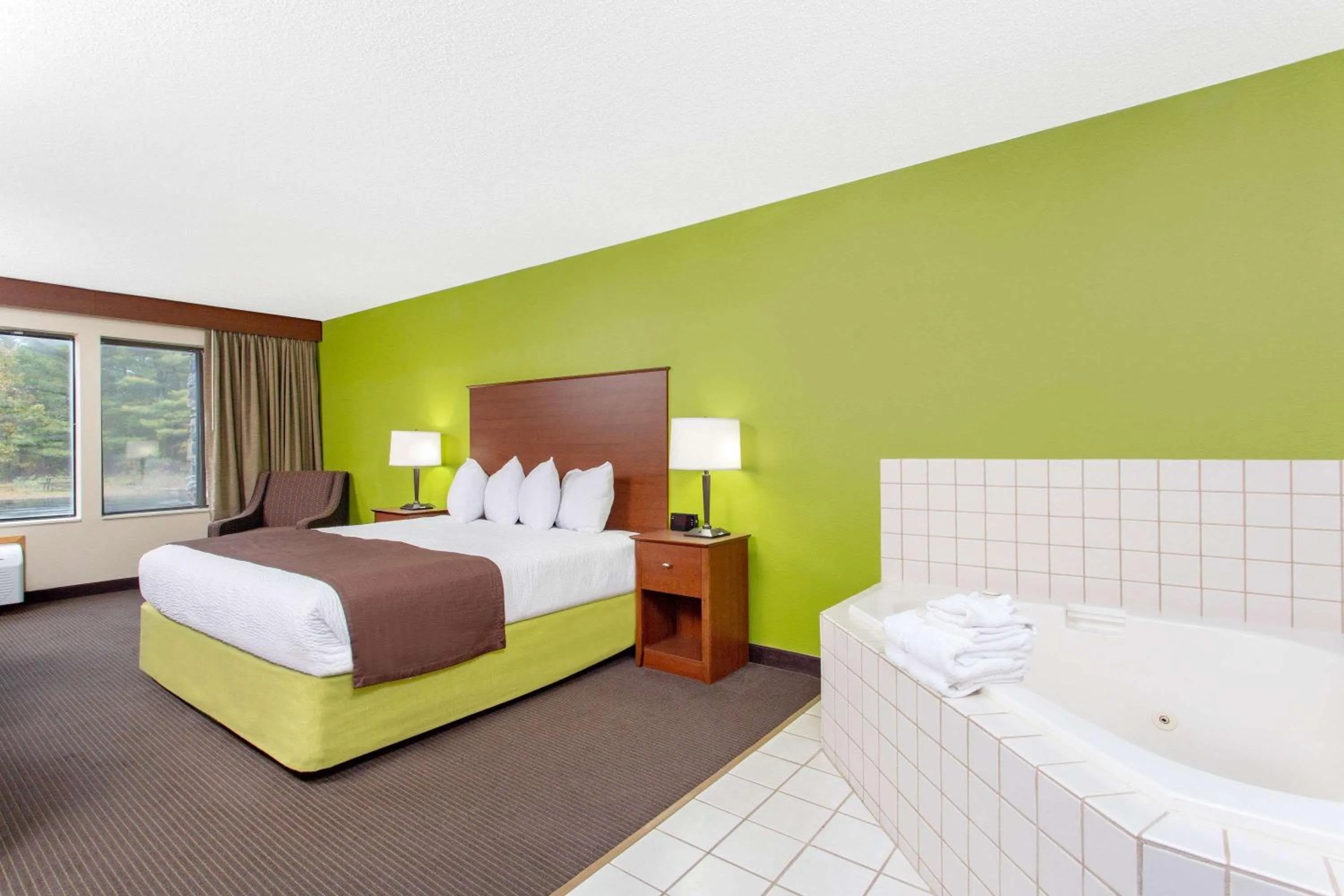 Photo of the whole room in AmericInn by Wyndham Black River Falls I-94 on ATV Trail