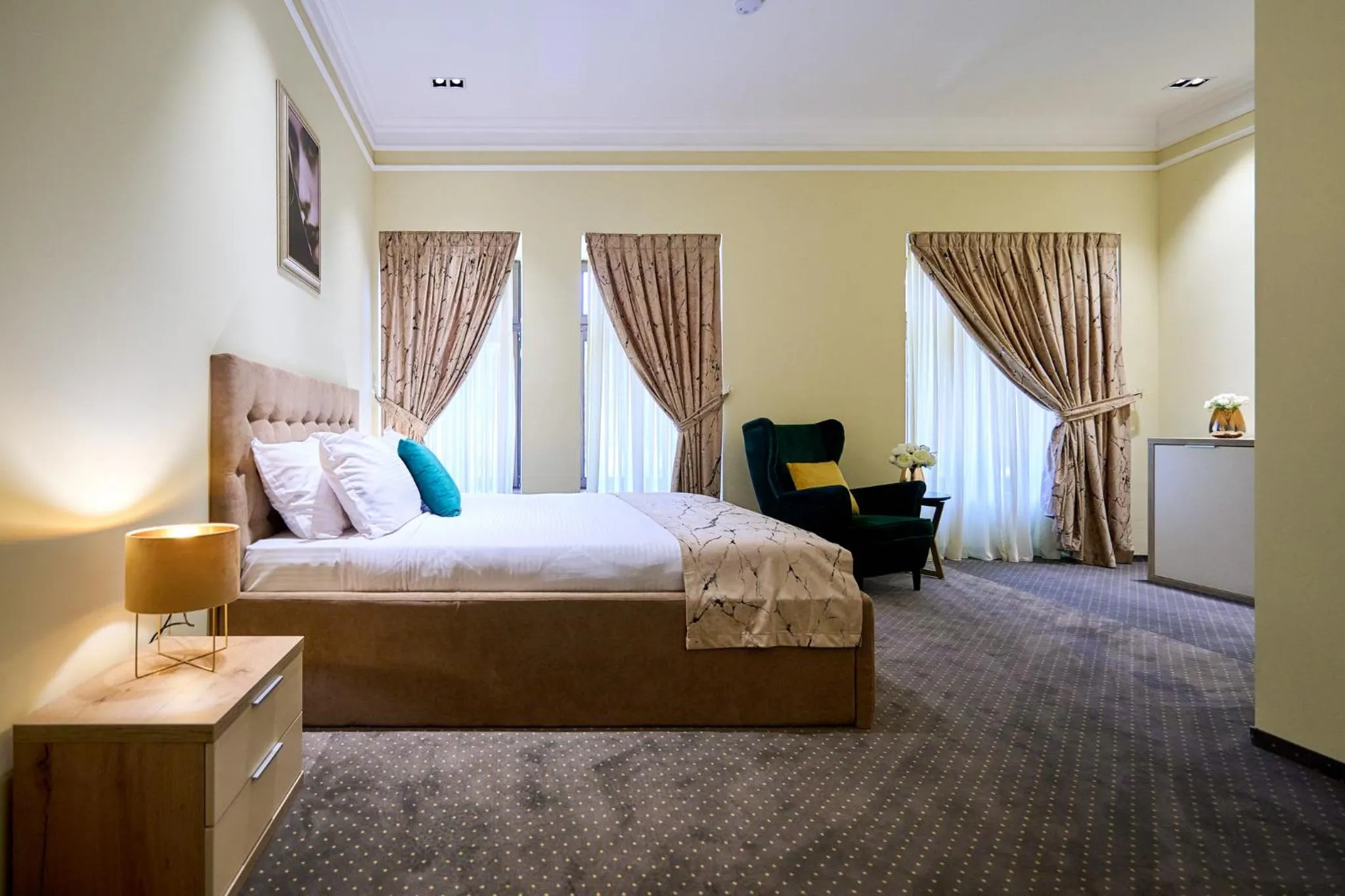 Bed in G Danube Boutique Hotel