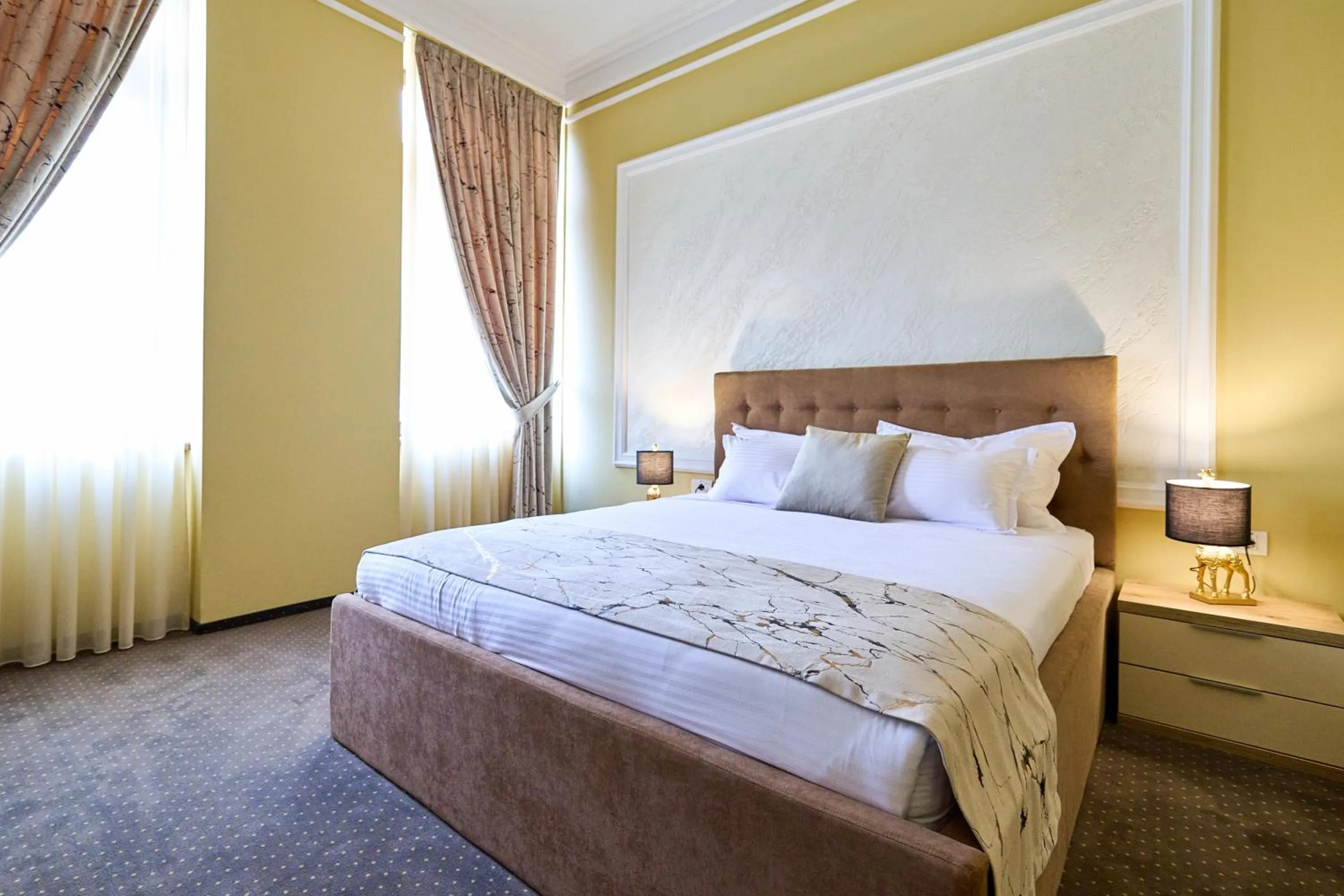 Bed in G Danube Boutique Hotel
