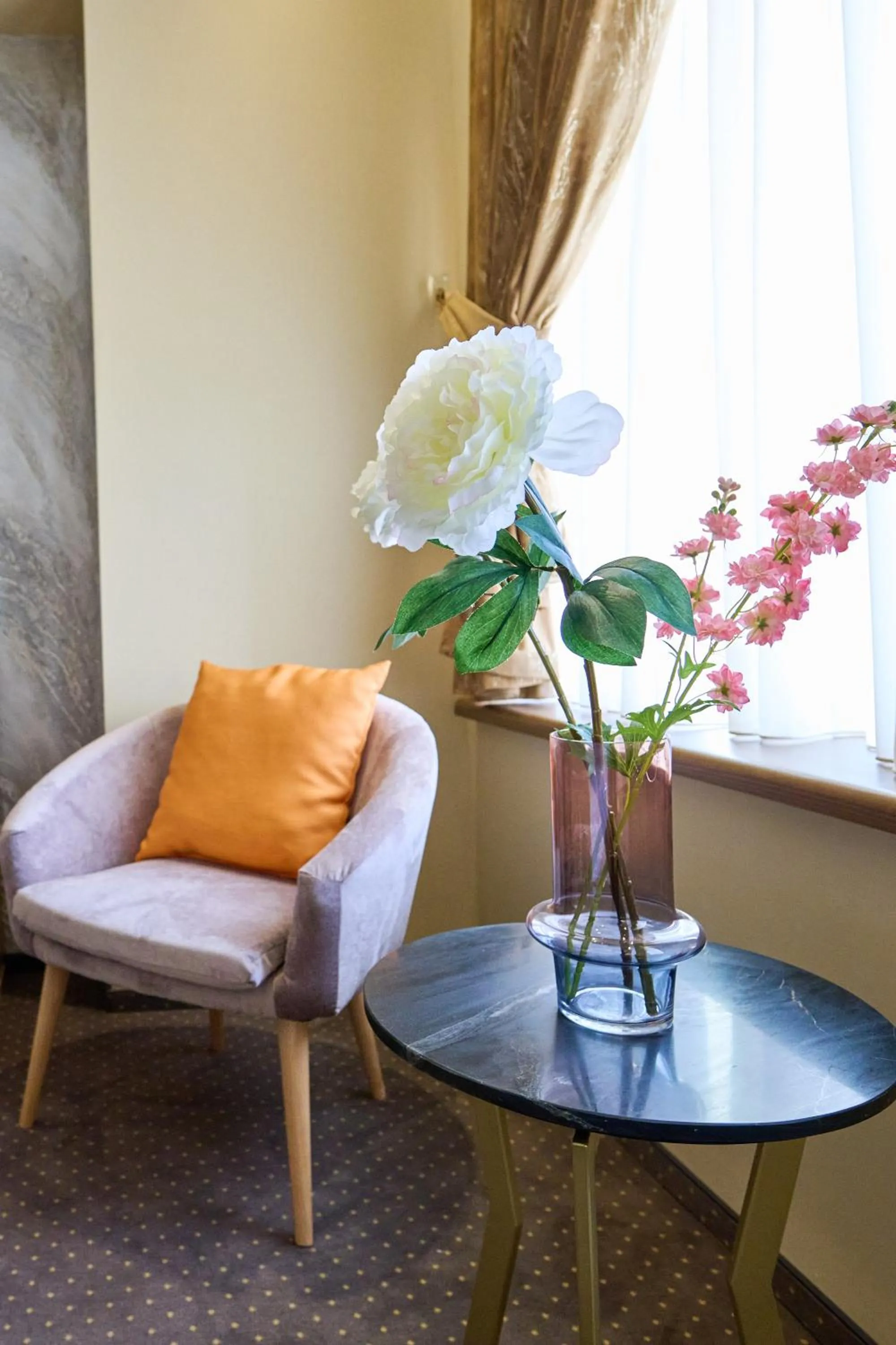 Seating area in G Danube Boutique Hotel