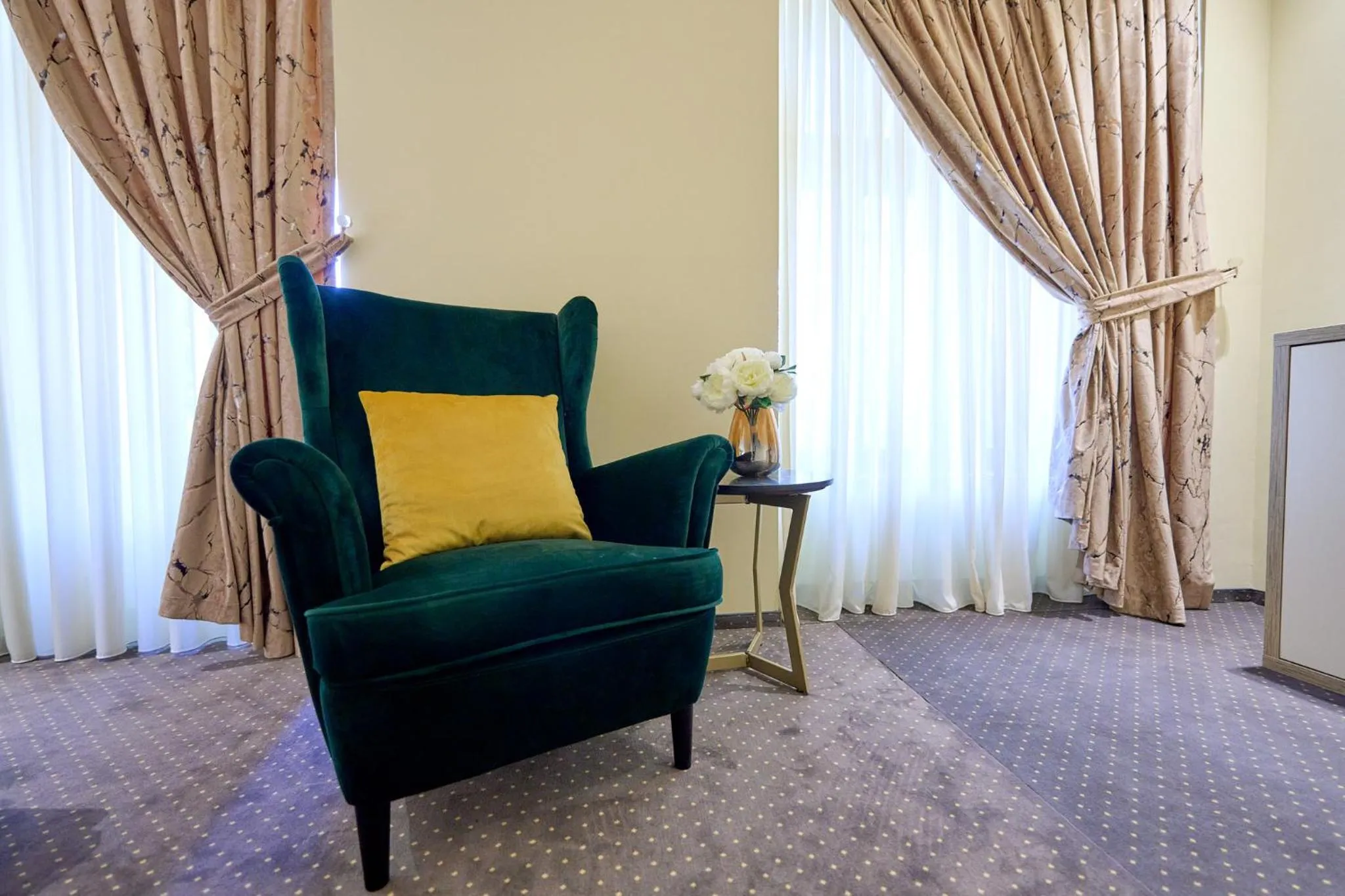 Seating area in G Danube Boutique Hotel