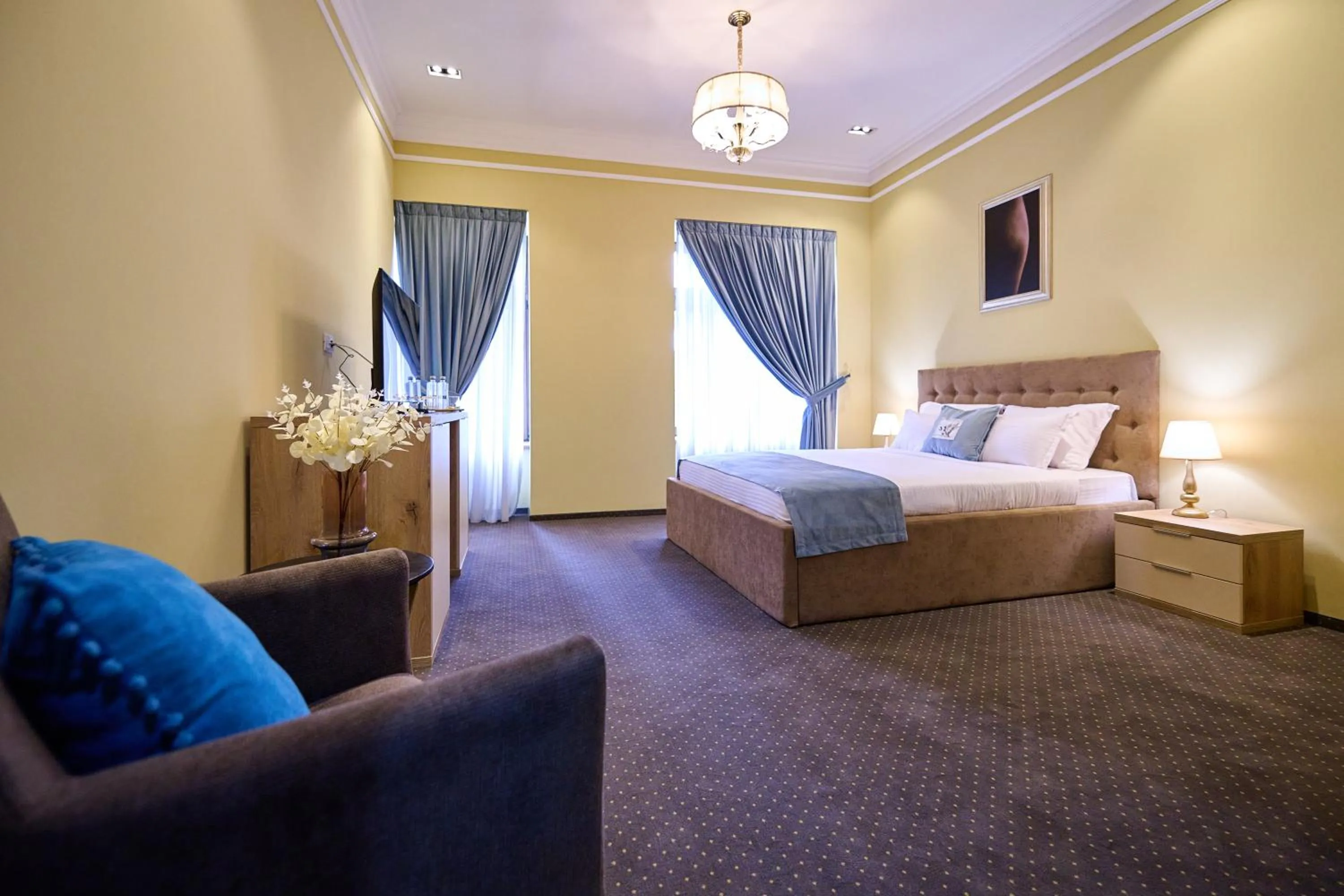 Bed in G Danube Boutique Hotel