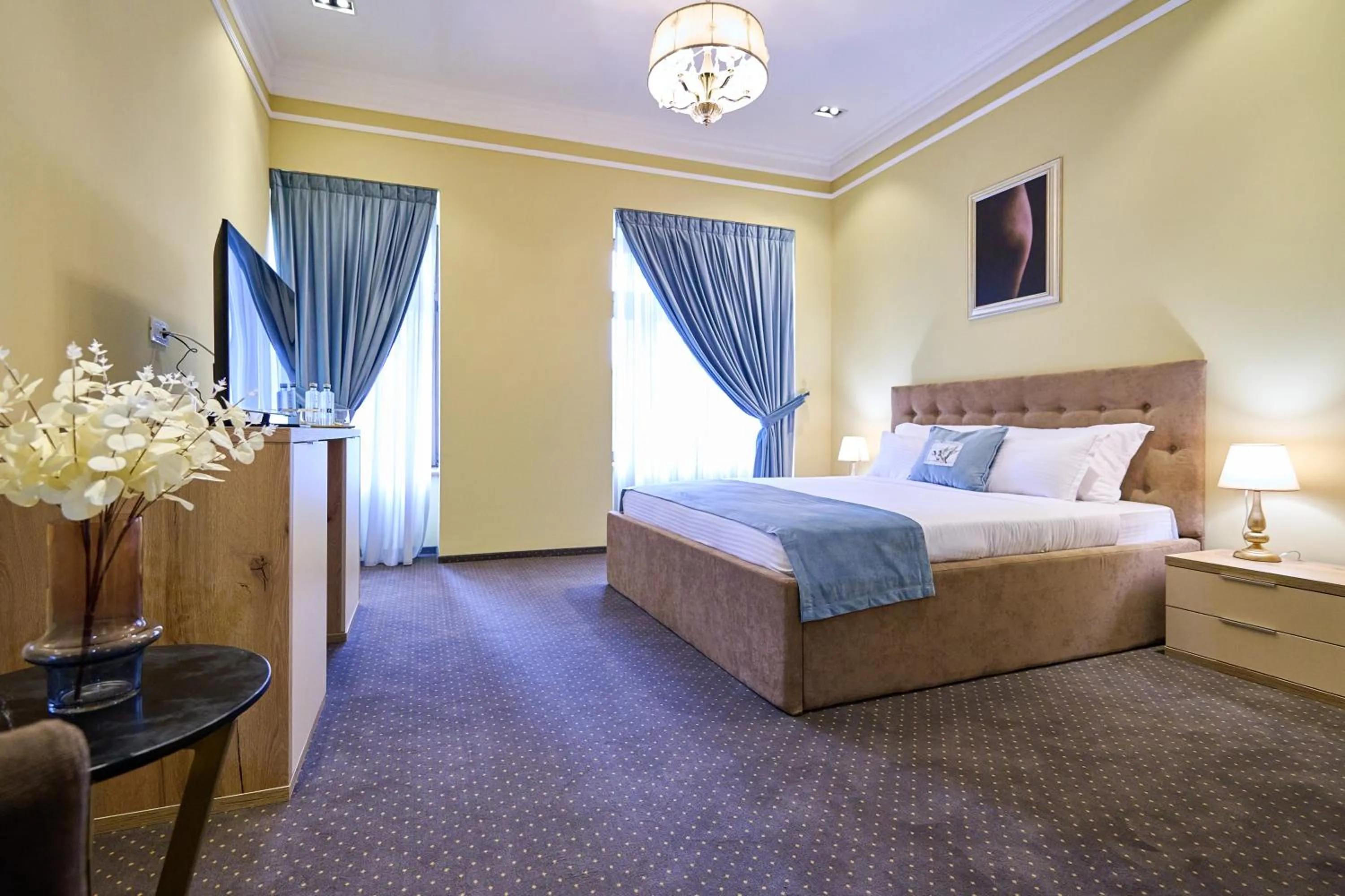 Bed in G Danube Boutique Hotel