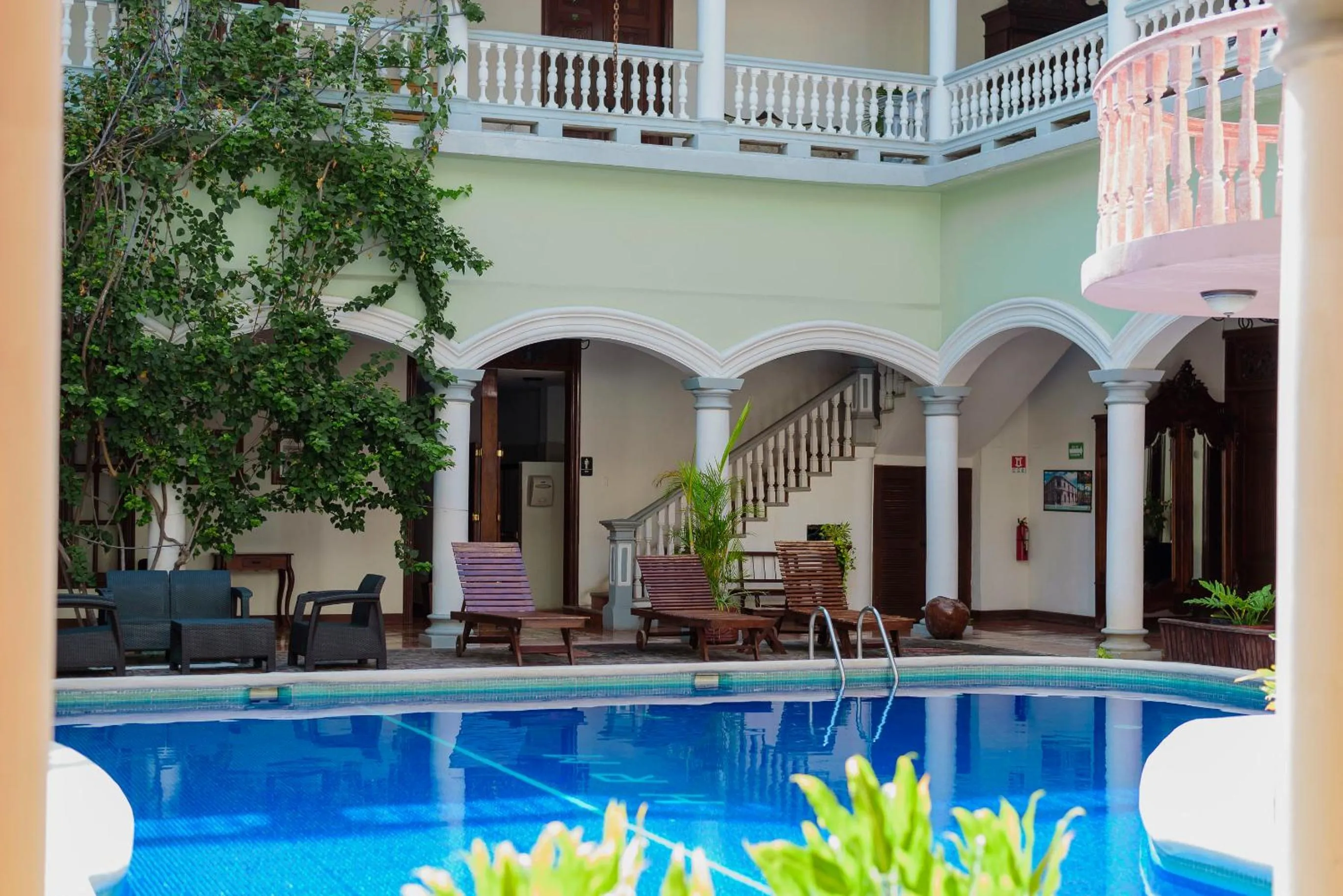 Garden in Hotel Real La Merced