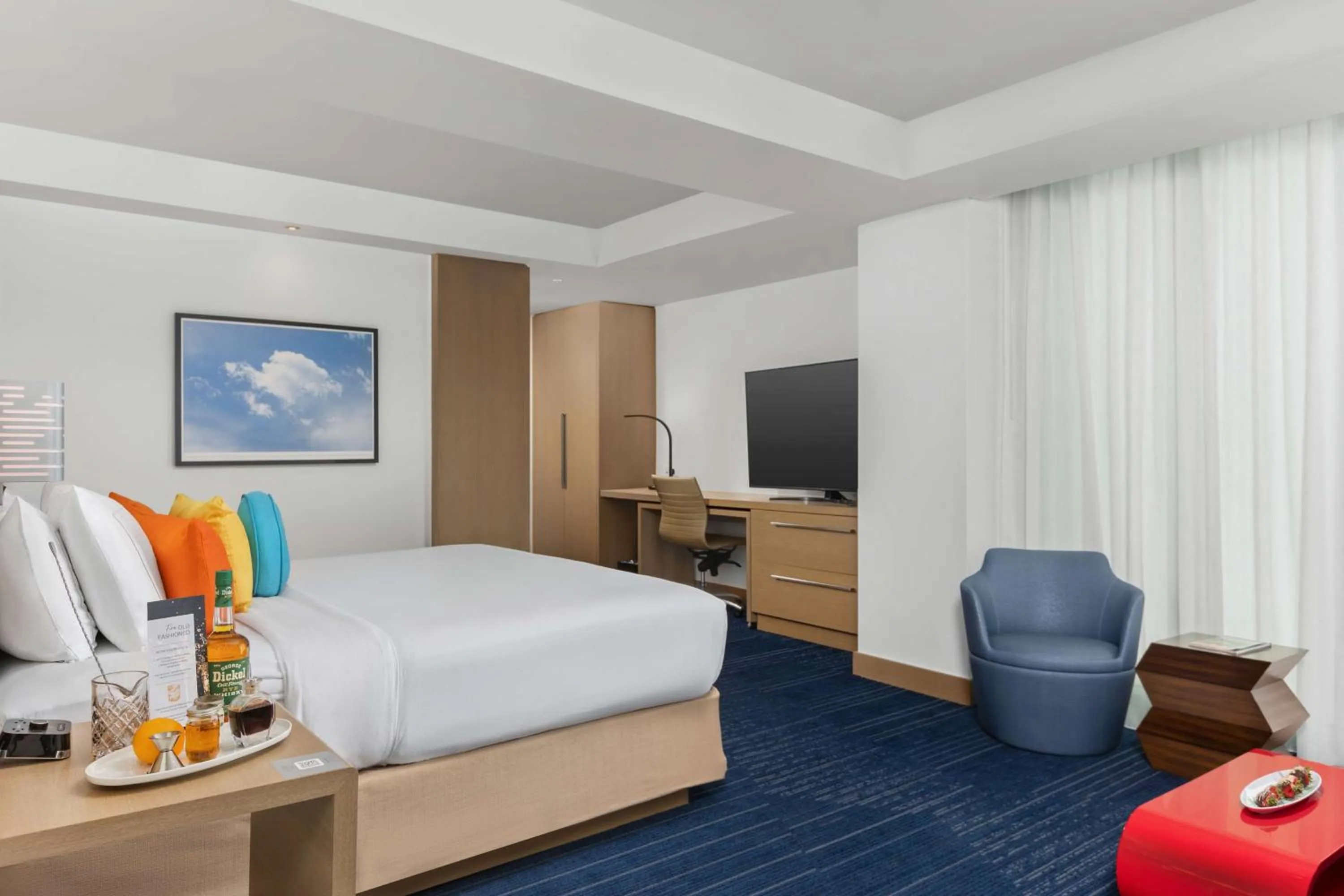 Bed in The Art Hotel Denver, Curio Collection by Hilton