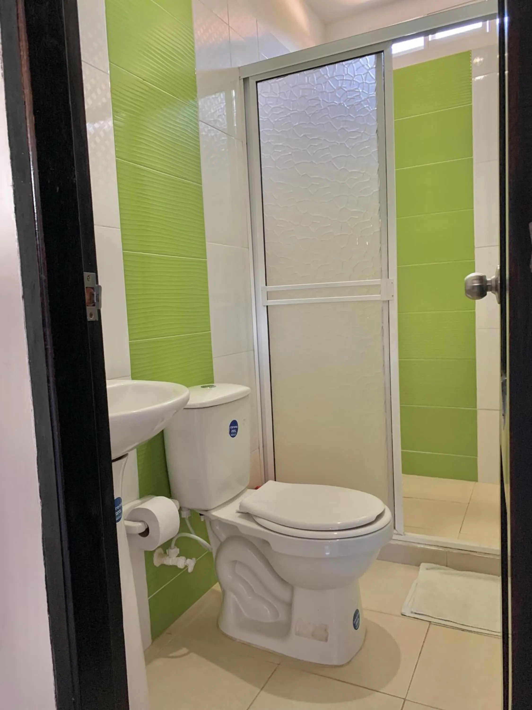 Shower in Hostal Viña del Mar