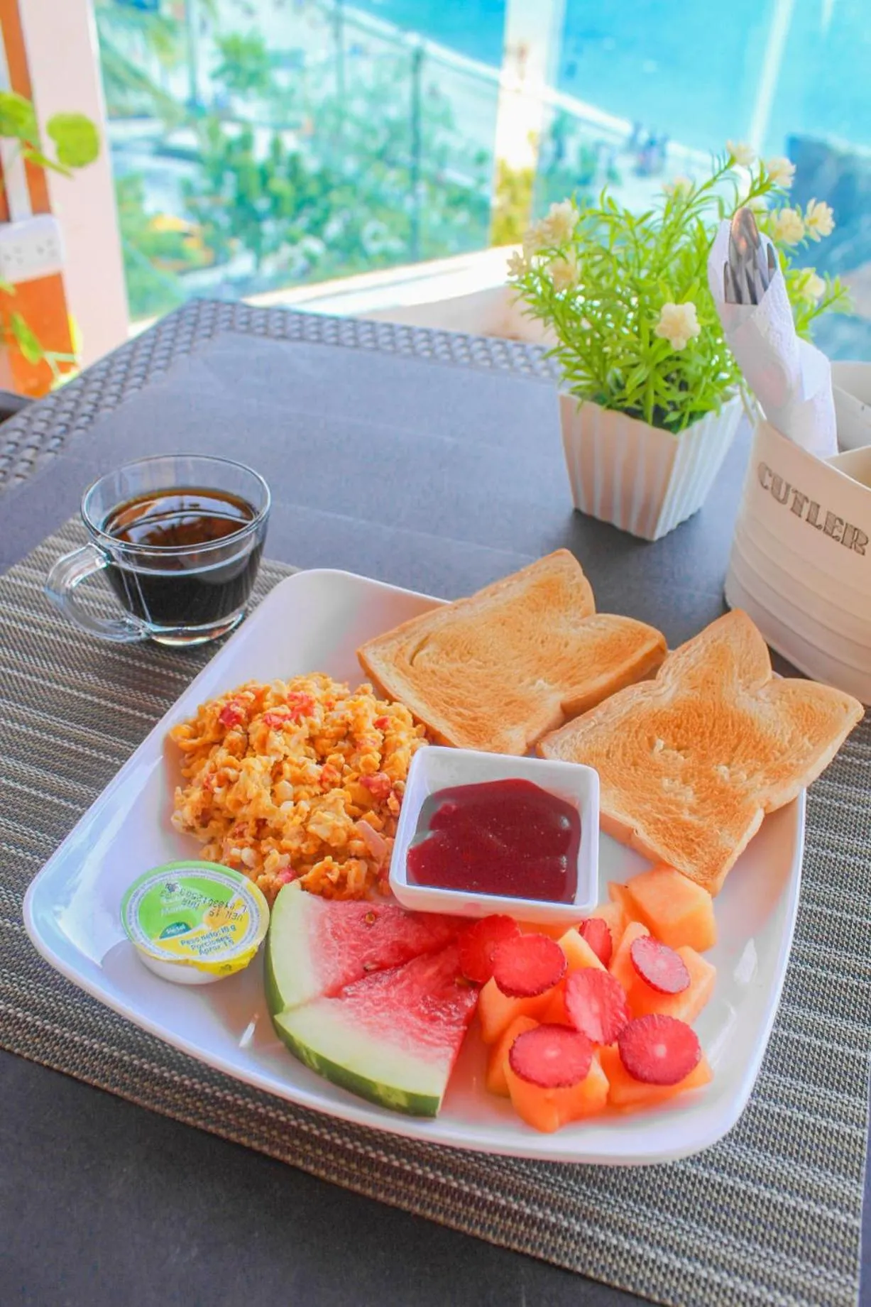 Breakfast in Hostal Viña del Mar