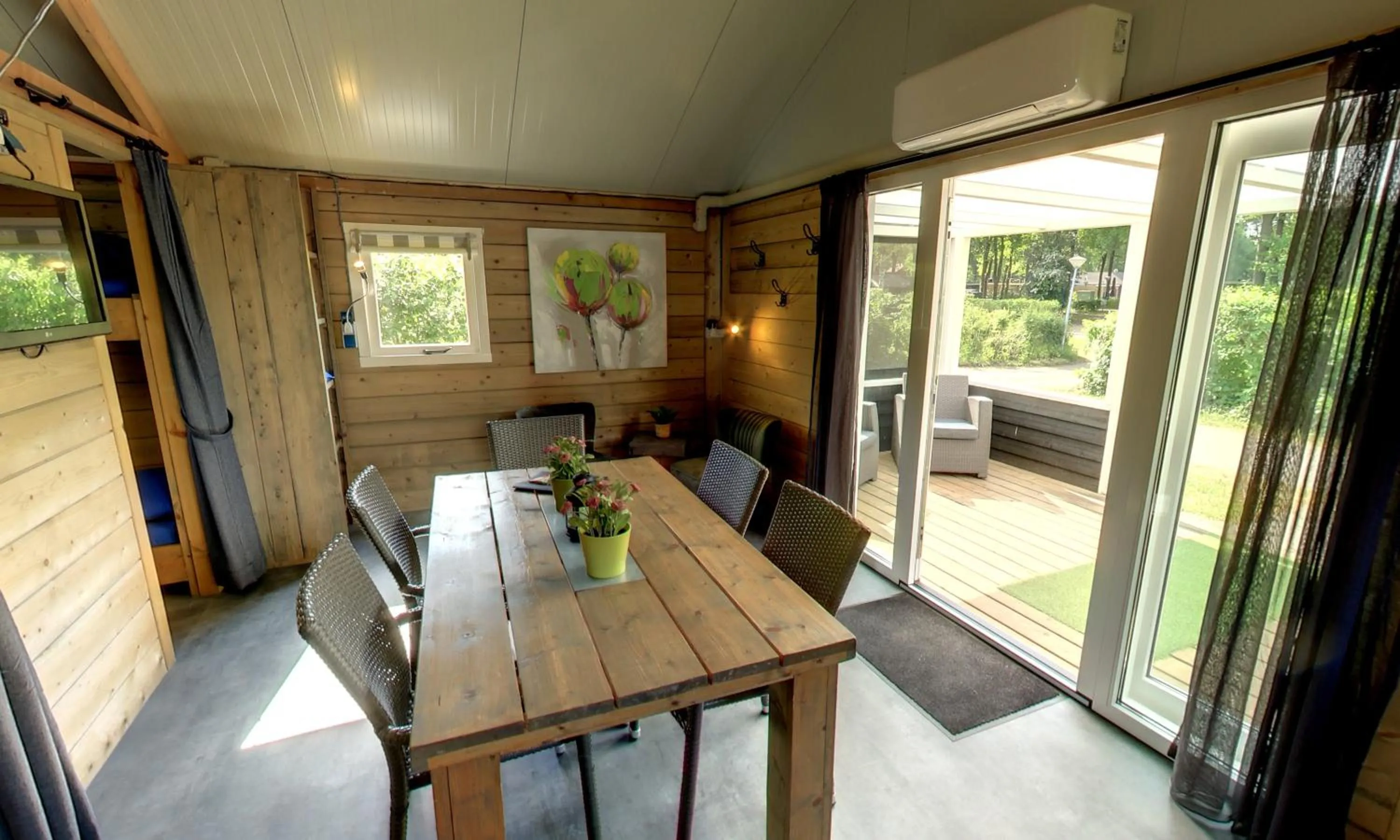 Living room in Recreatiepark de Vossenburcht IJhorst