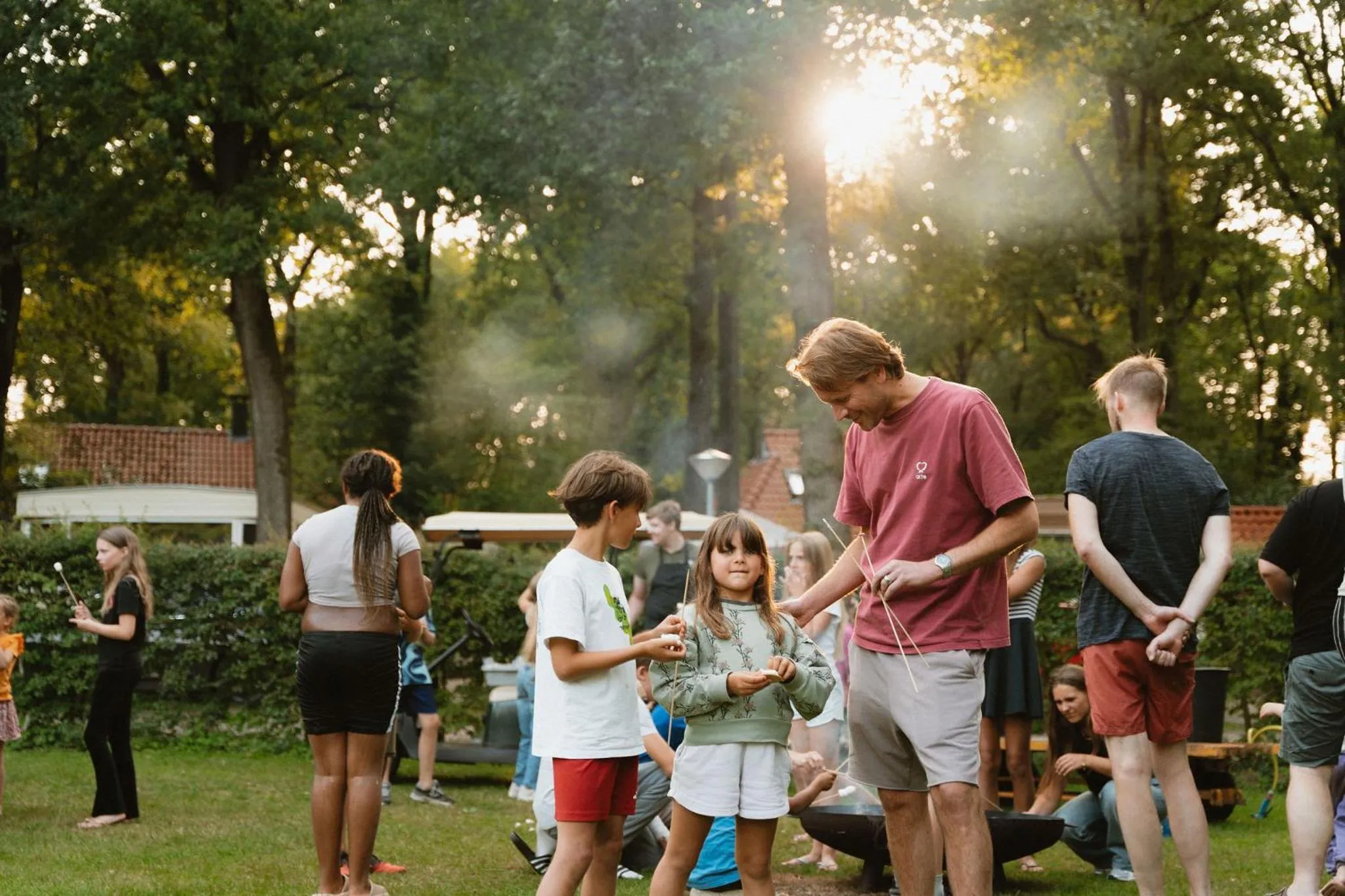 Children play ground in Recreatiepark de Vossenburcht IJhorst