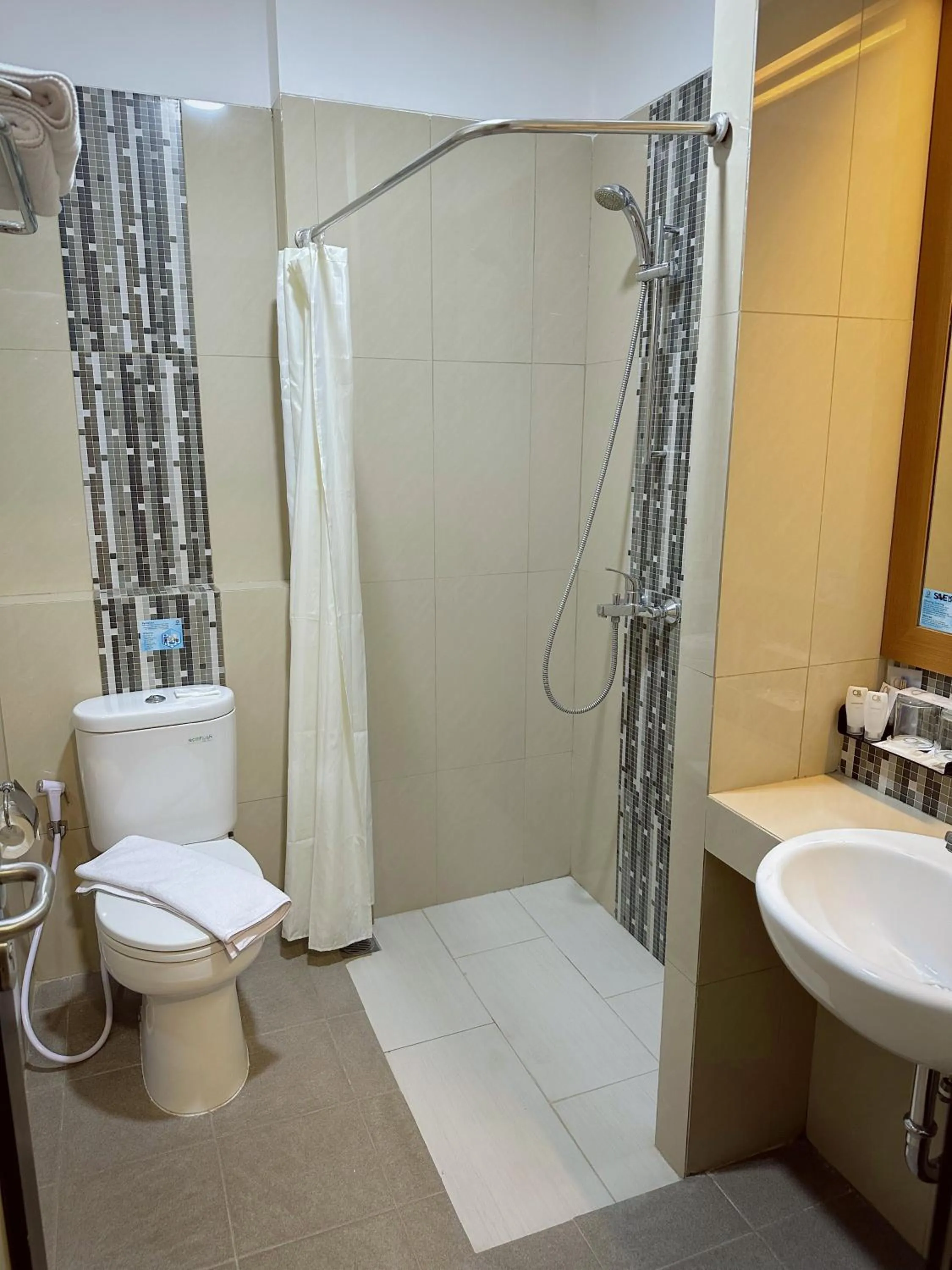 Shower in Point C Hotel