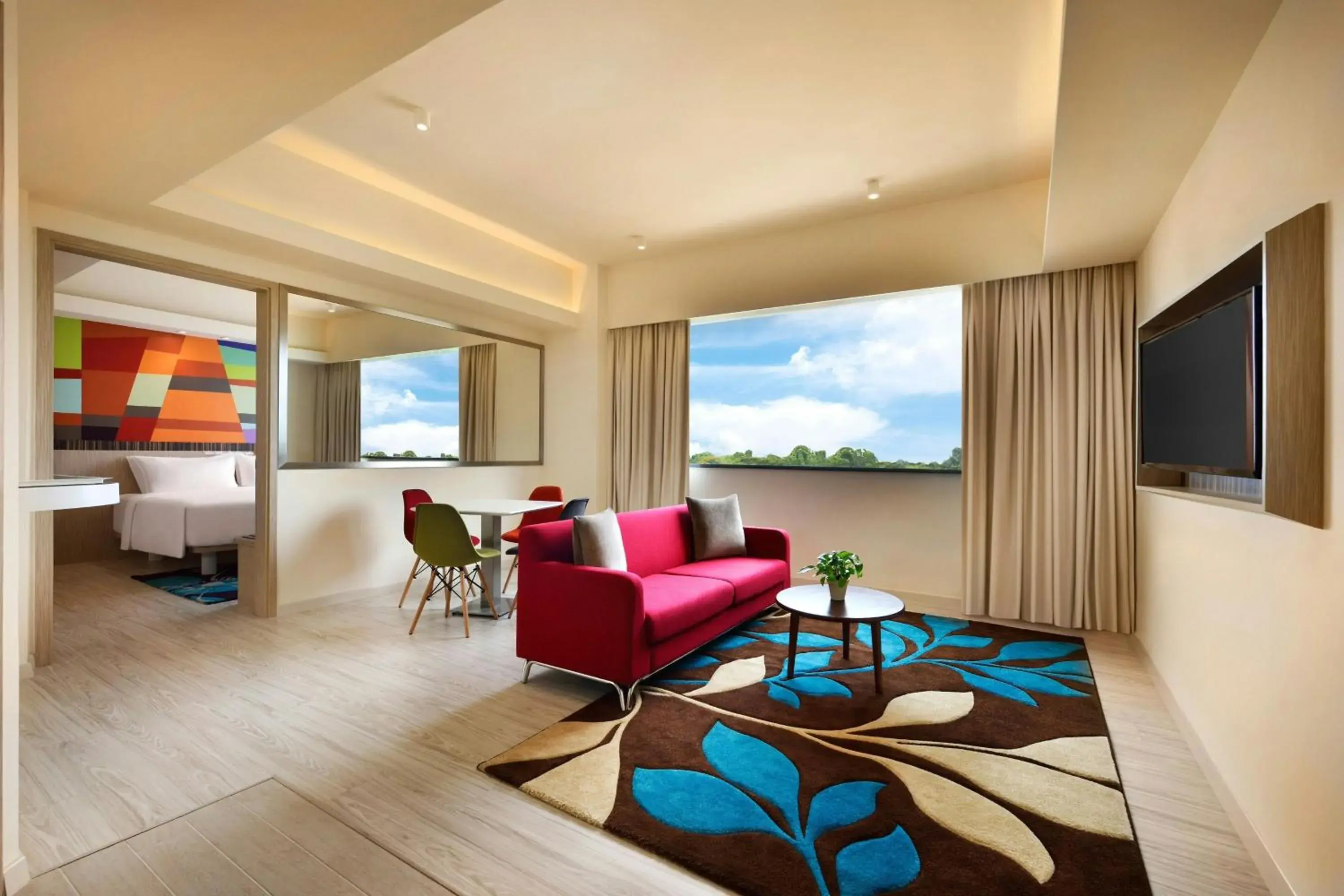 Living room in Genting Hotel Jurong Living room in Genting Hotel Jurong