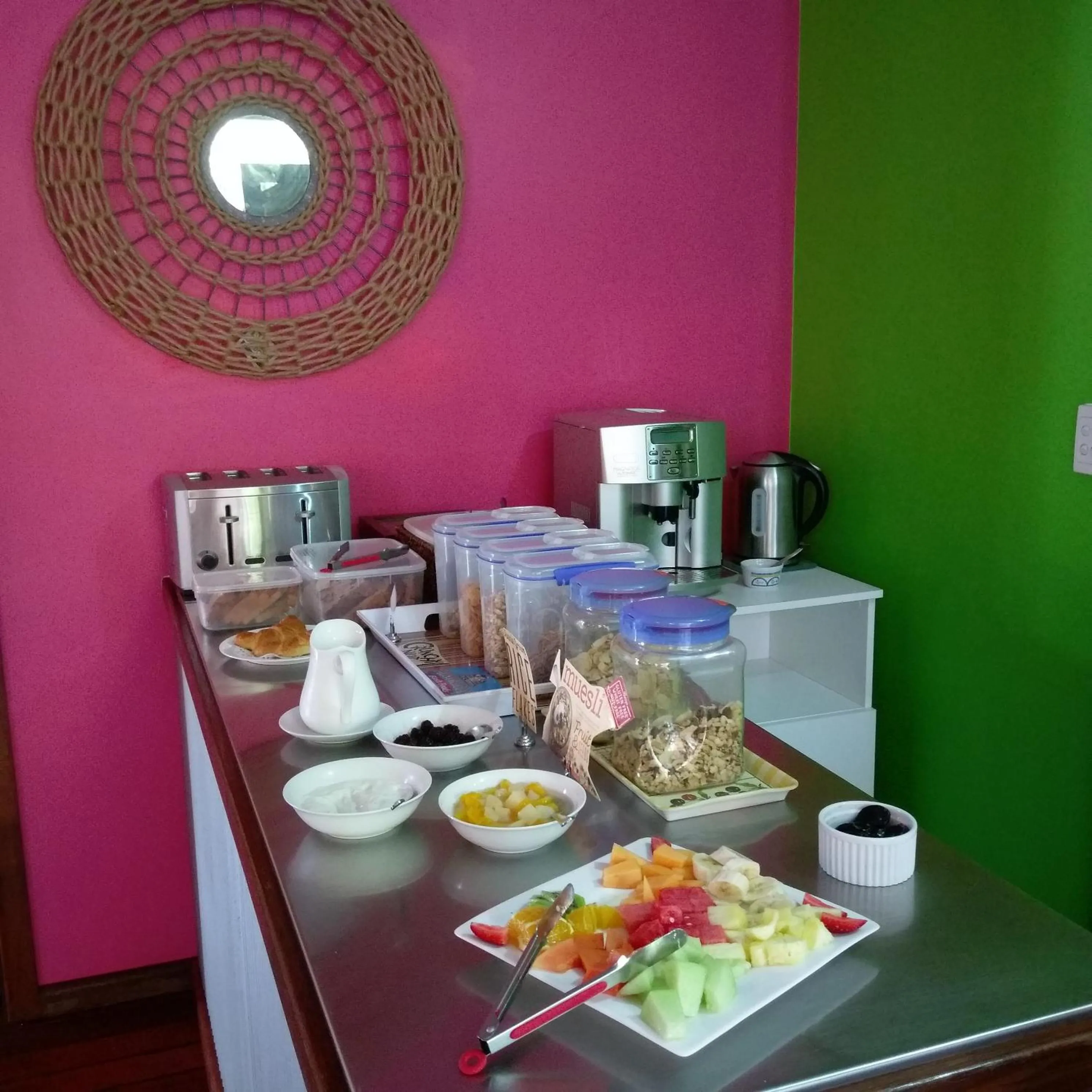 Continental breakfast in The Courthouse Bed & Breakfast