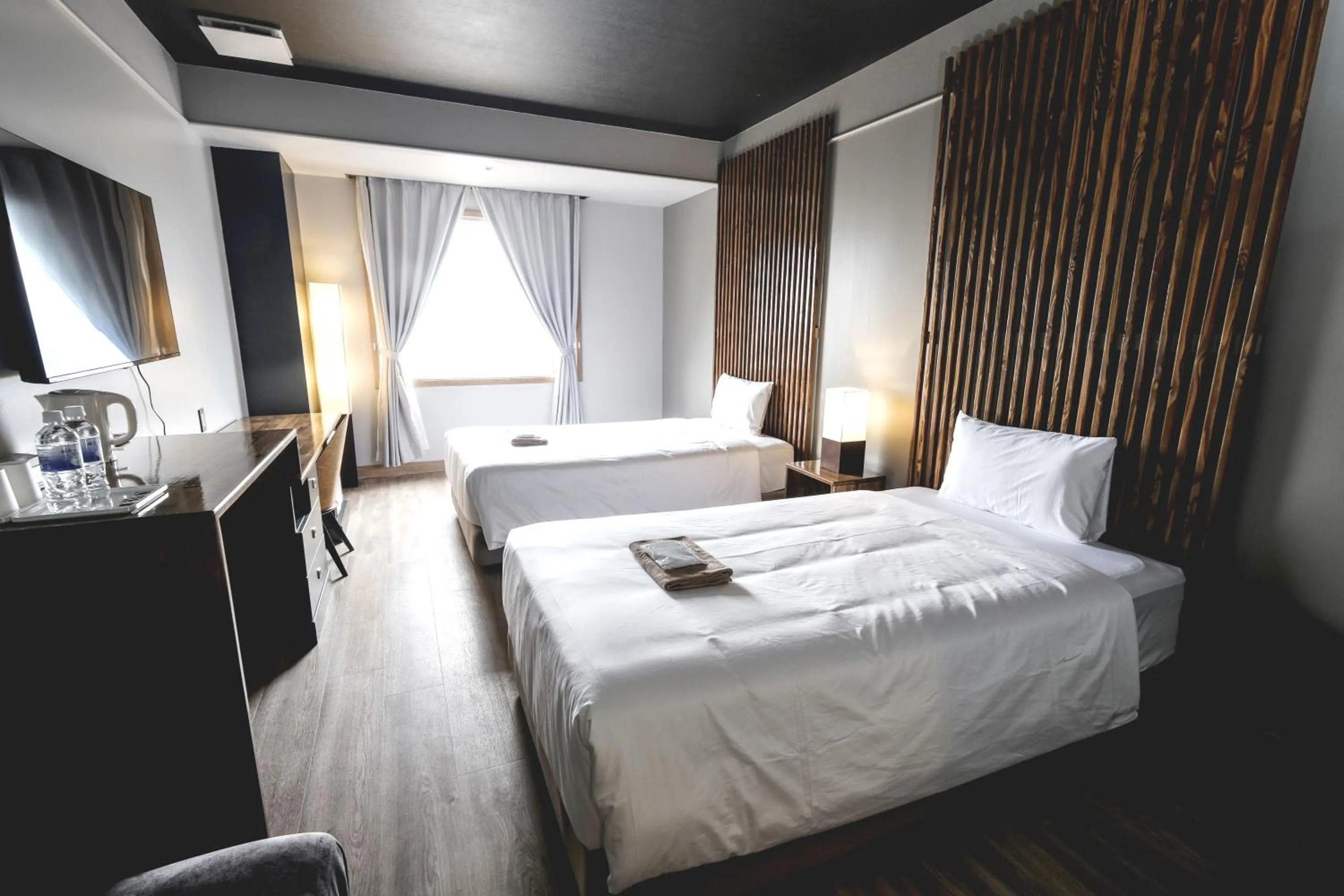 Bed in Palcall Tsumagoi Resort Ski & Hotel