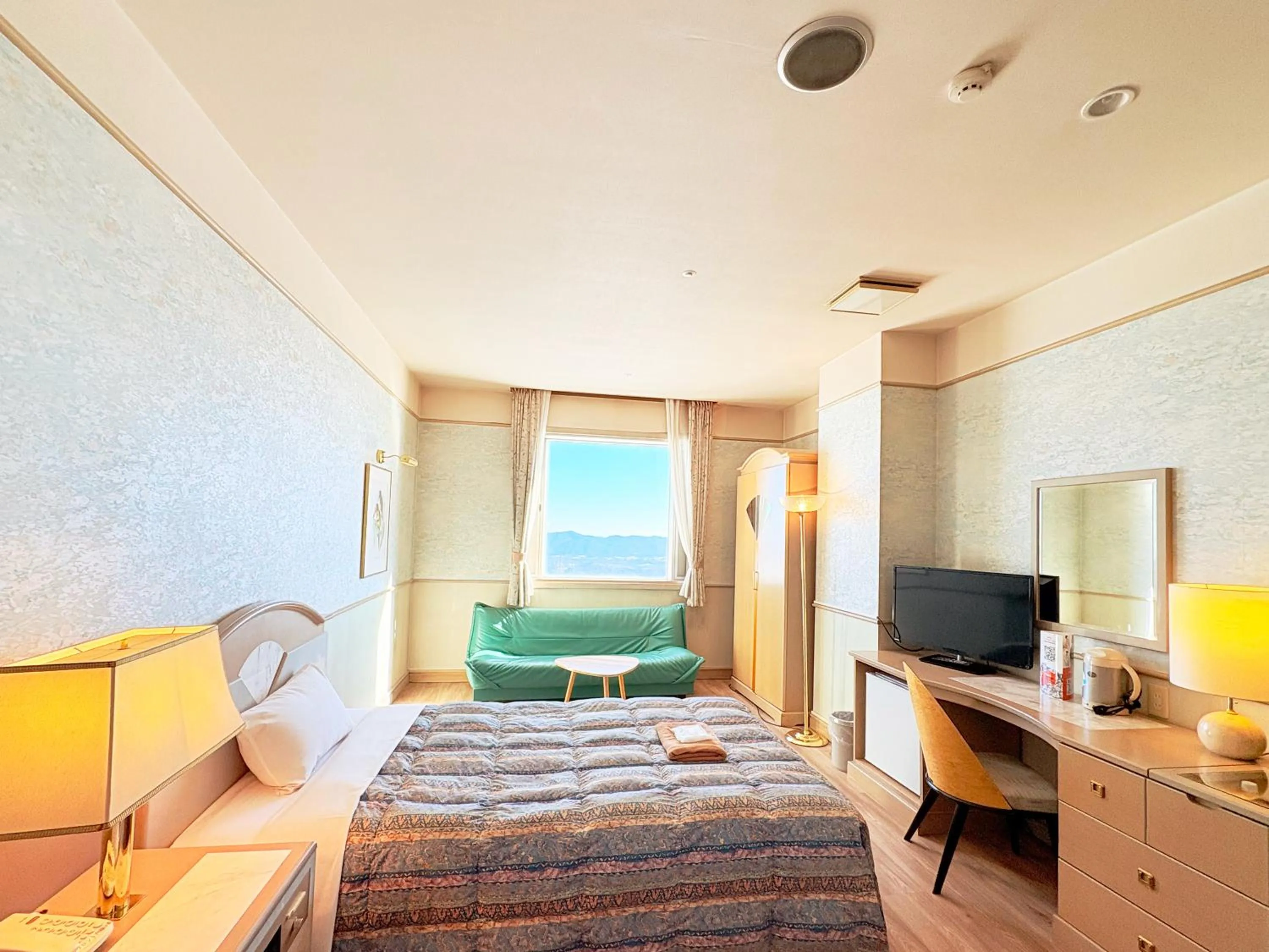 Bed in Palcall Tsumagoi Resort Ski & Hotel