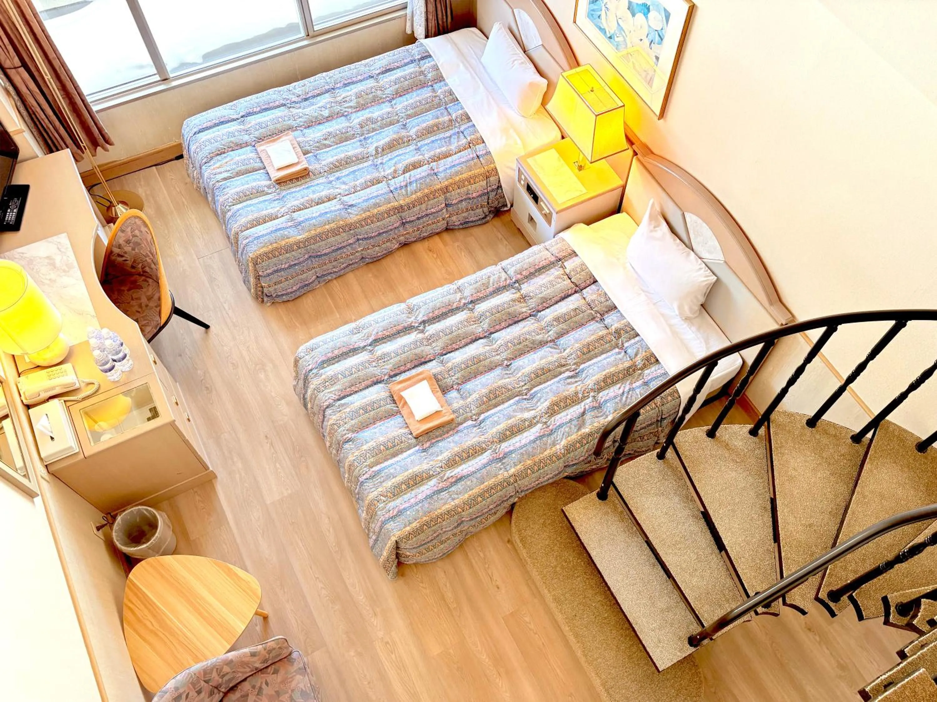 Bed in Palcall Tsumagoi Resort Ski & Hotel