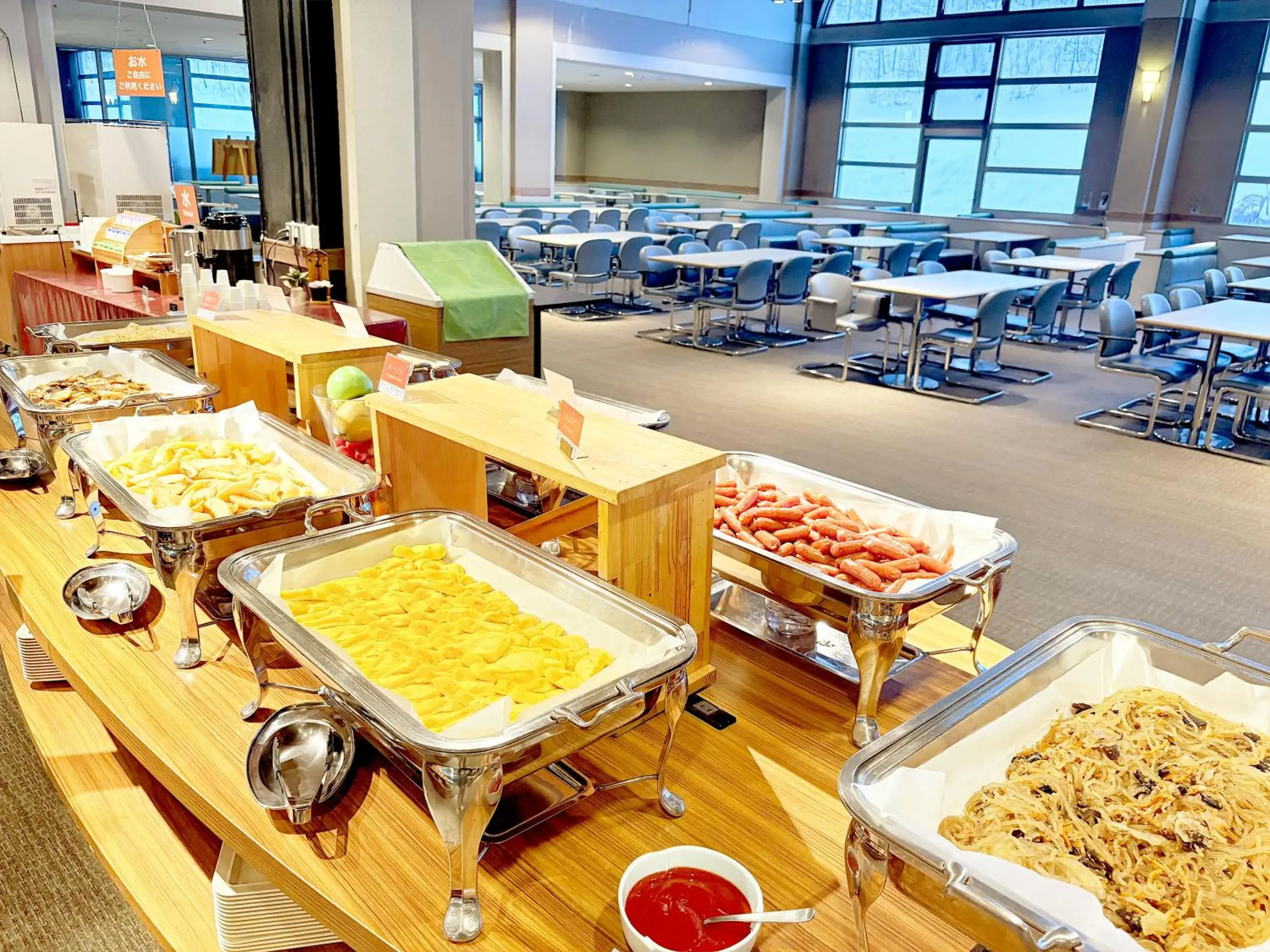 Buffet breakfast in Palcall Tsumagoi Resort Ski & Hotel Buffet breakfast in Palcall Tsumagoi Resort Ski & Hotel