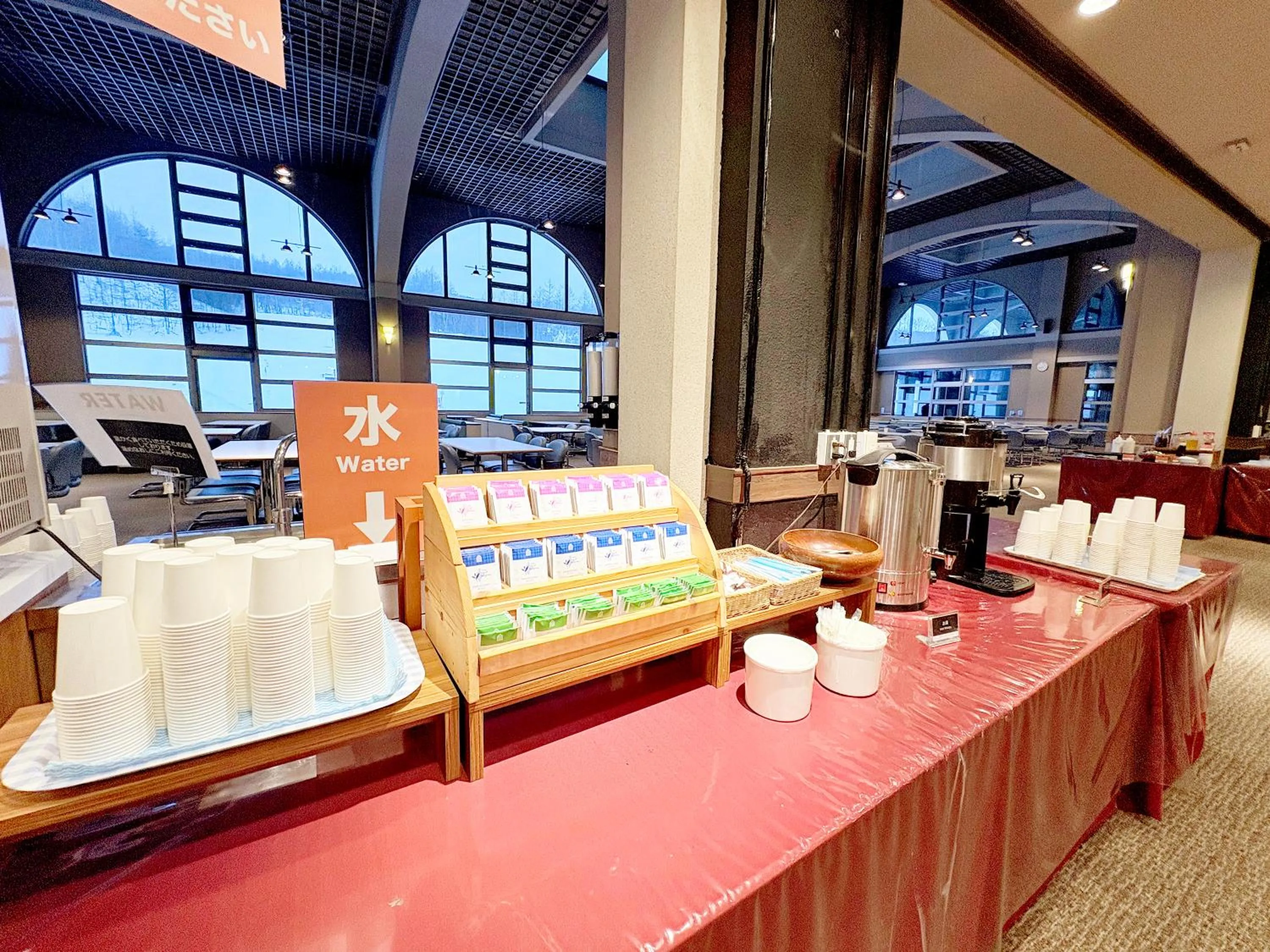 Buffet breakfast in Palcall Tsumagoi Resort Ski & Hotel