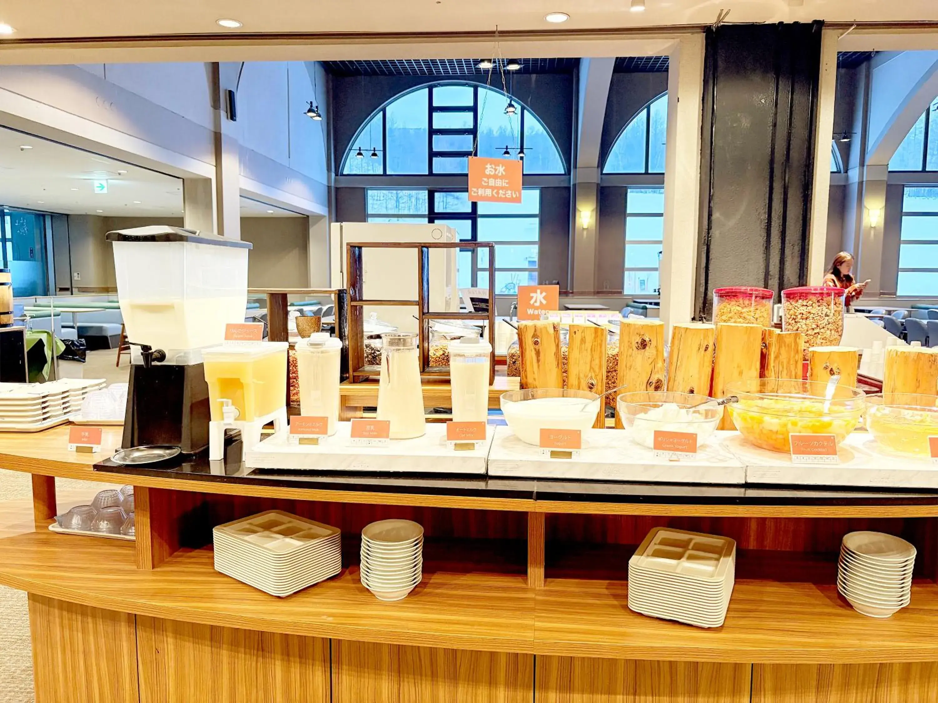 Buffet breakfast in Palcall Tsumagoi Resort Ski & Hotel Buffet breakfast in Palcall Tsumagoi Resort Ski & Hotel