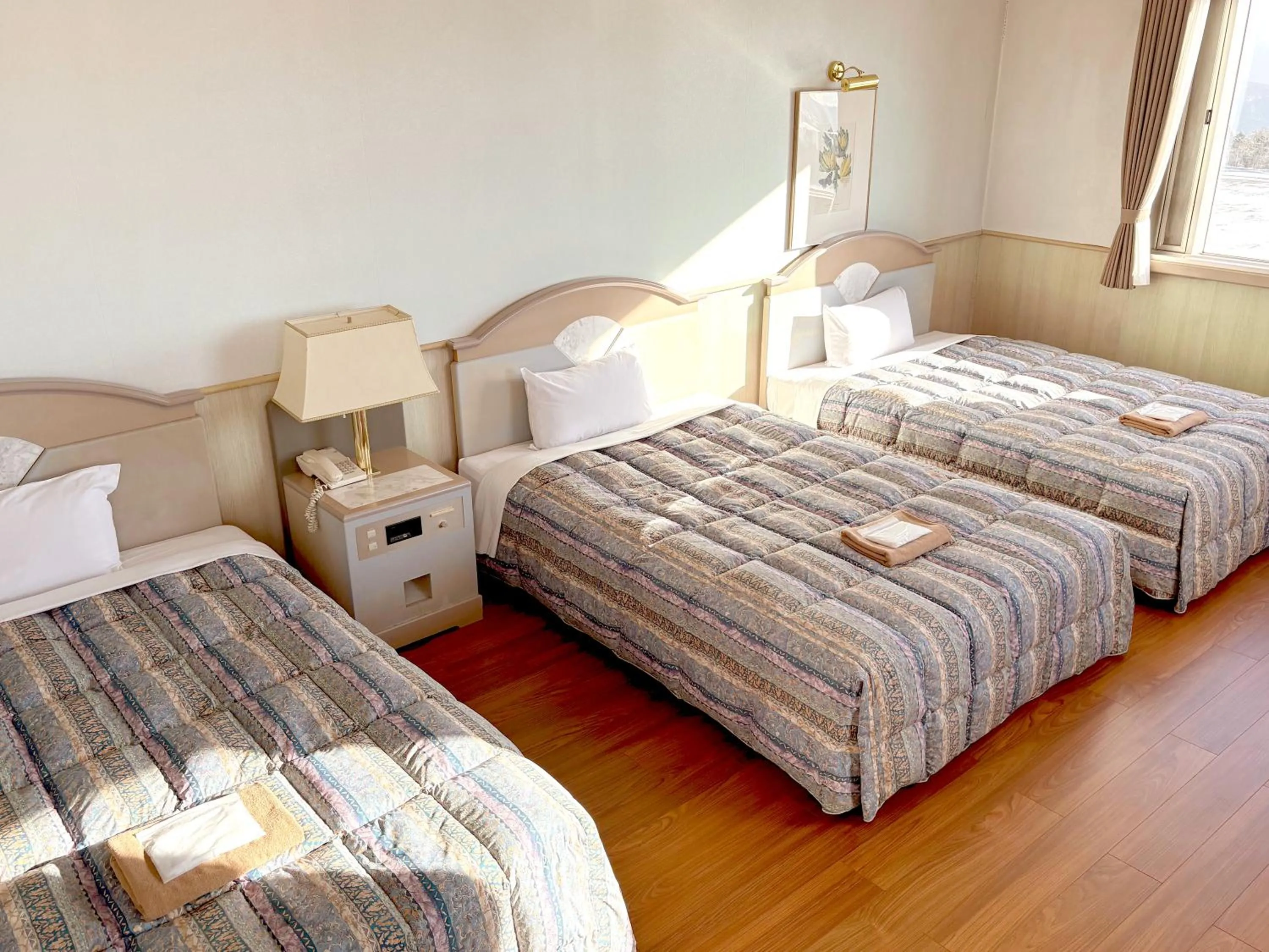 Bed in Palcall Tsumagoi Resort Ski & Hotel