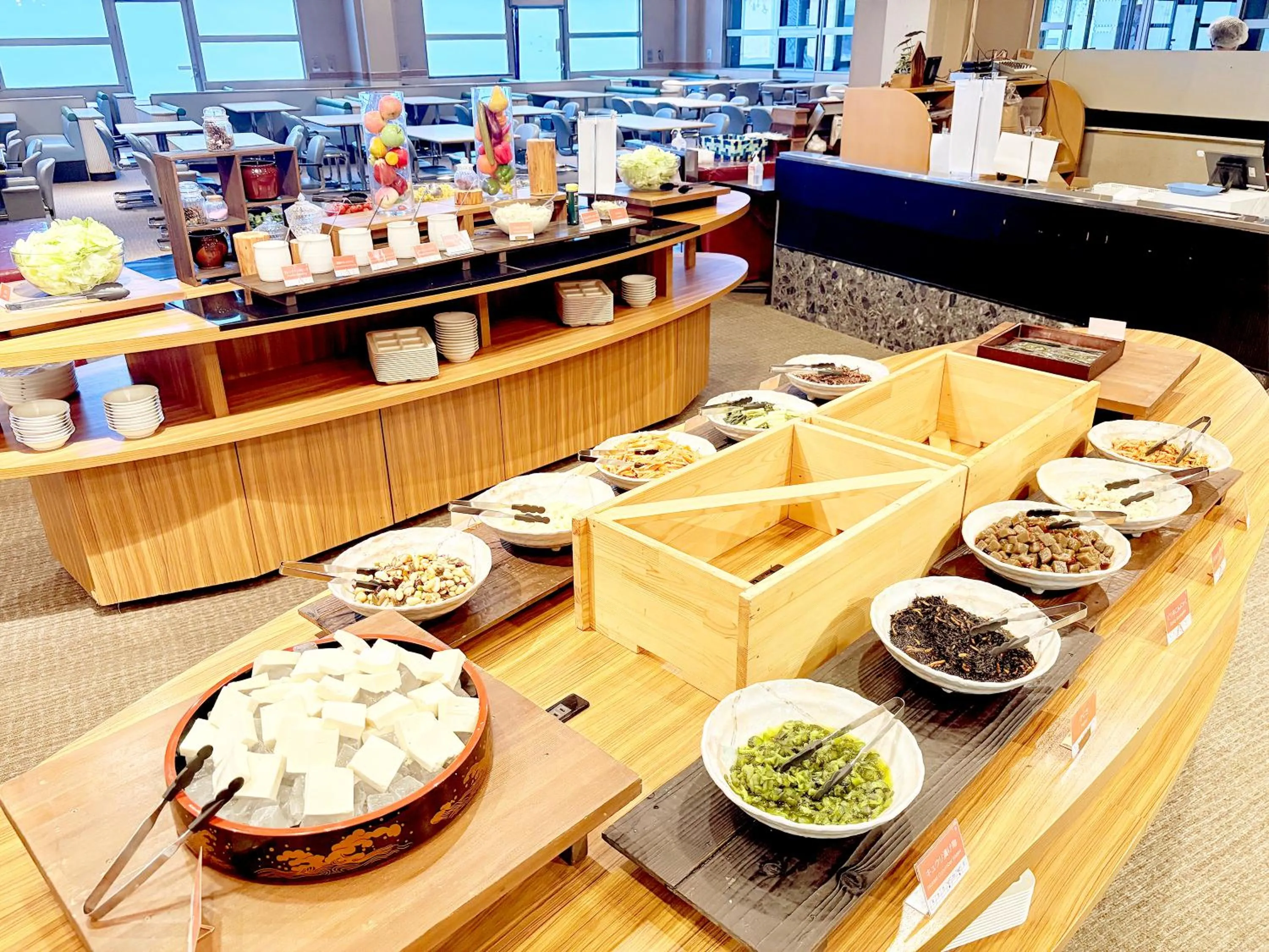Buffet breakfast in Palcall Tsumagoi Resort Ski & Hotel