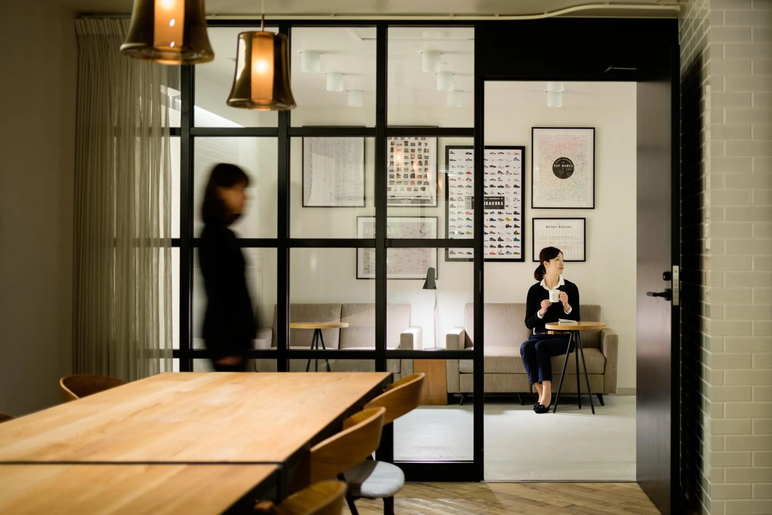 Lobby or reception in Hotel Edit Yokohama