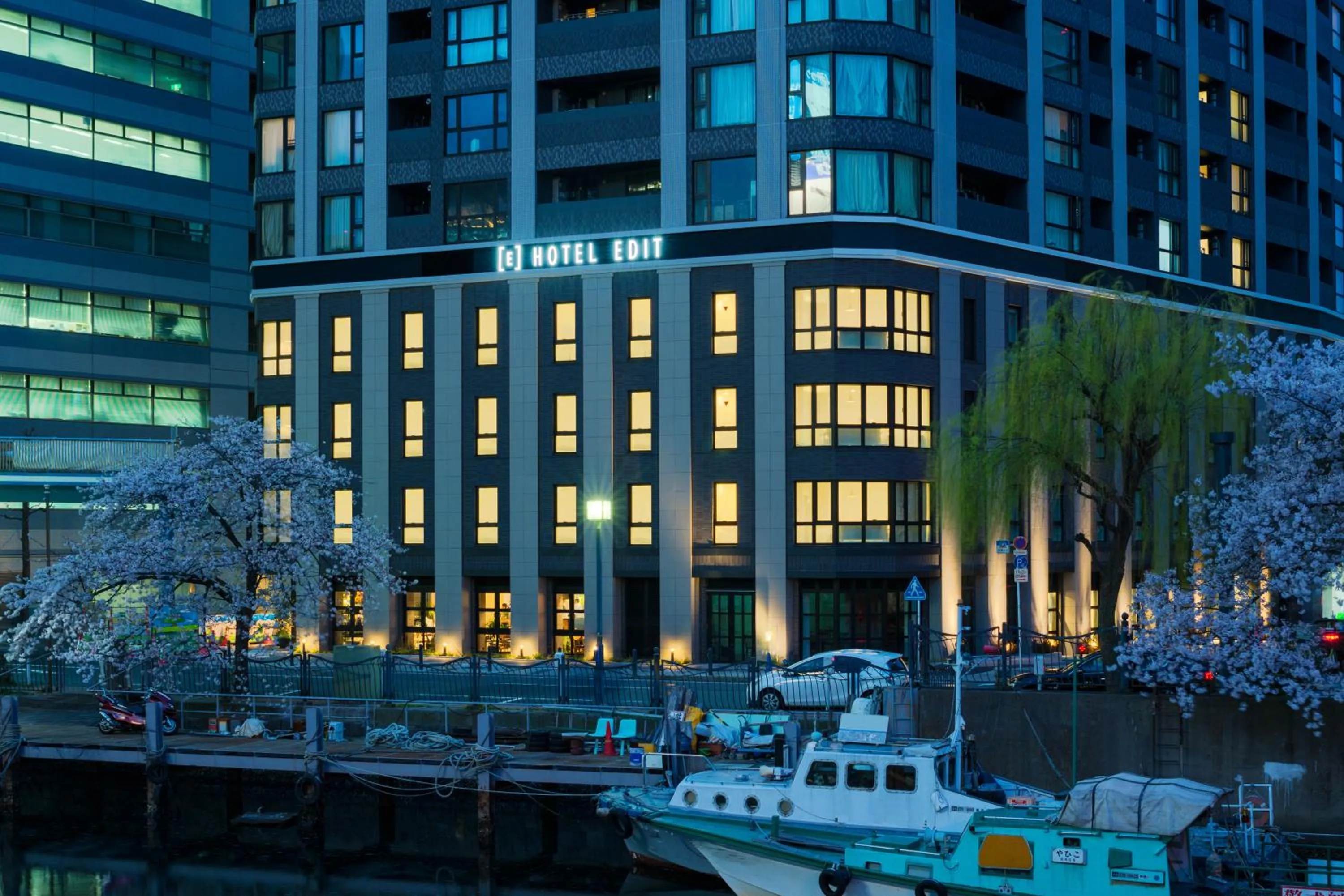 Facade/entrance in Hotel Edit Yokohama