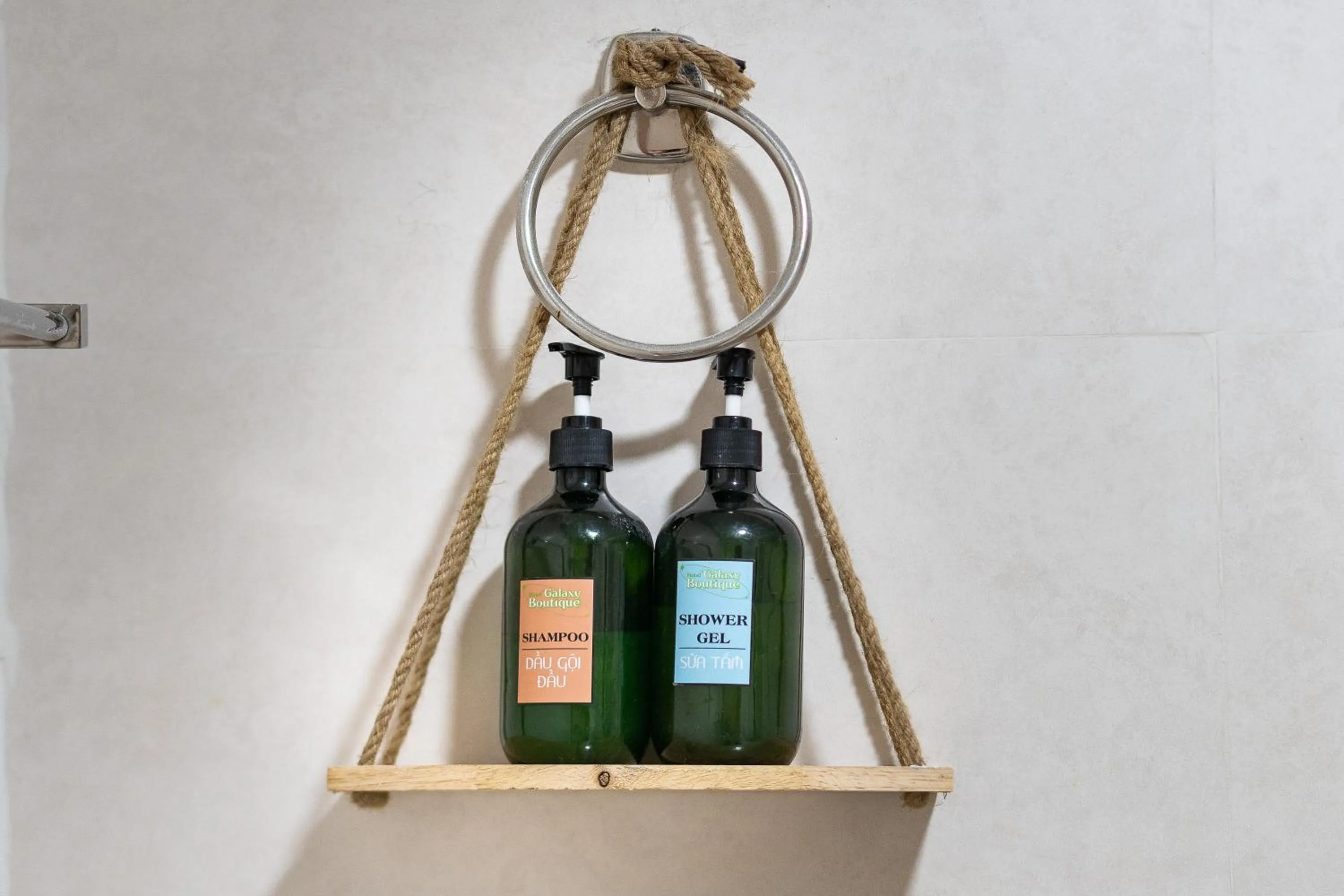 Shower in Galaxy Boutique Sai Gon Central Hotel