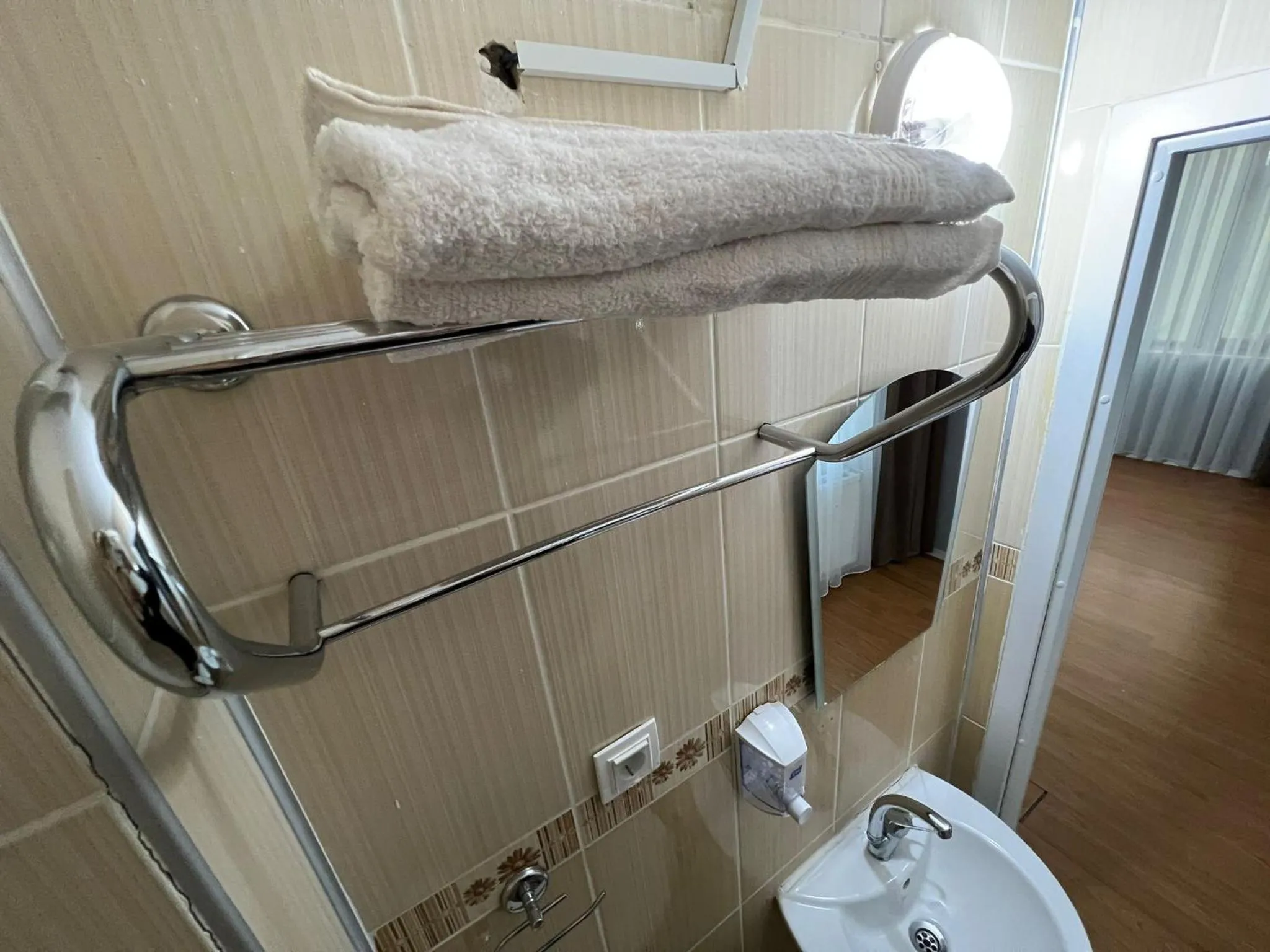 Shower in City Blue Hotel