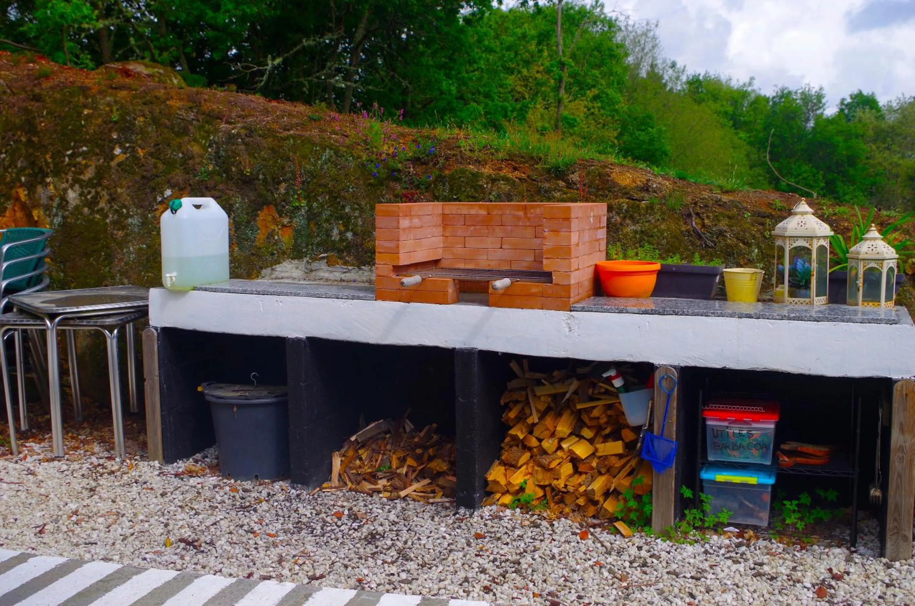 BBQ facilities in Hotel Apartamentos Rock Star