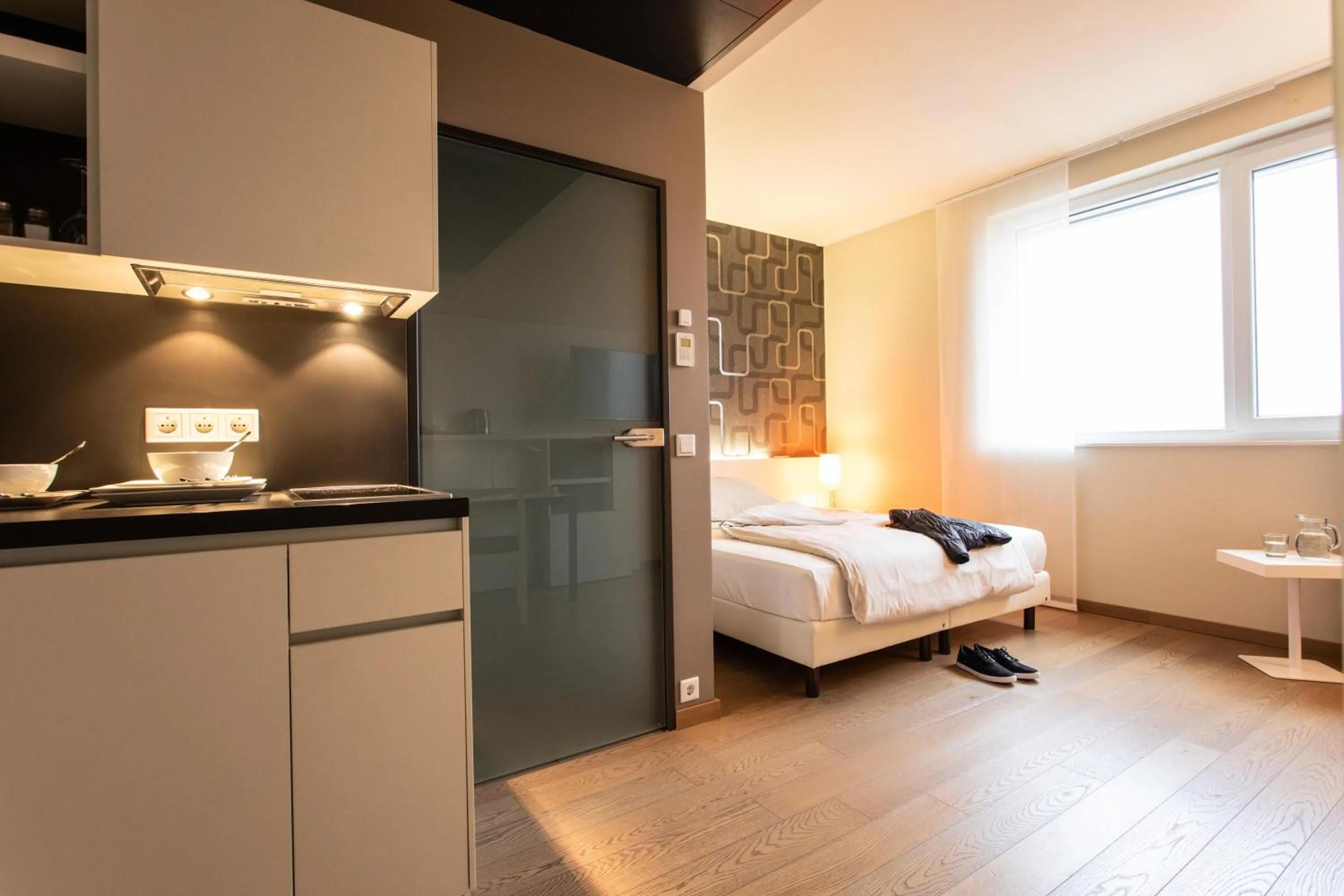 Photo of the whole room, Bed in harry's home München hotel & apartments