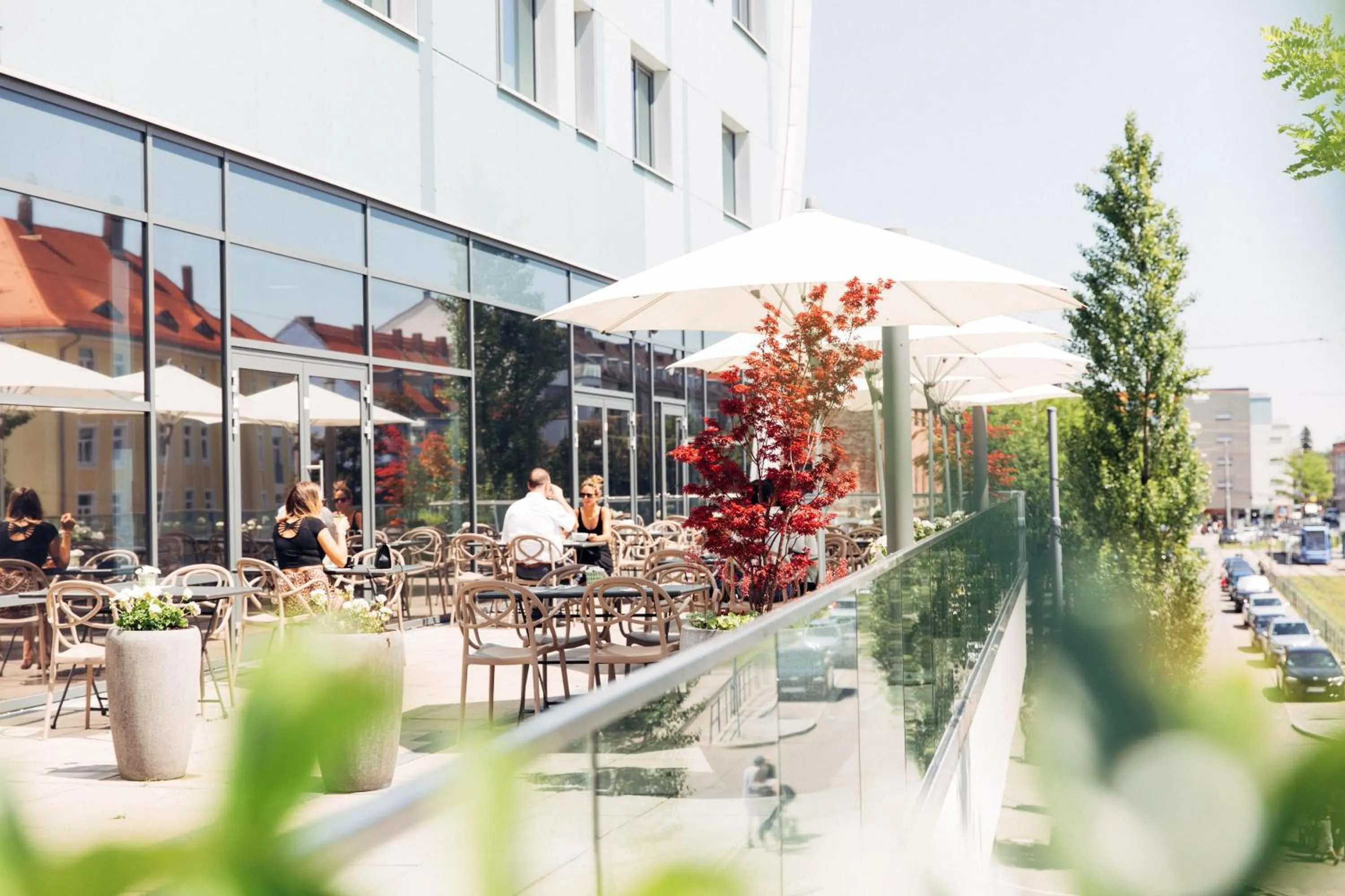 Balcony/Terrace in harry's home München hotel & apartments