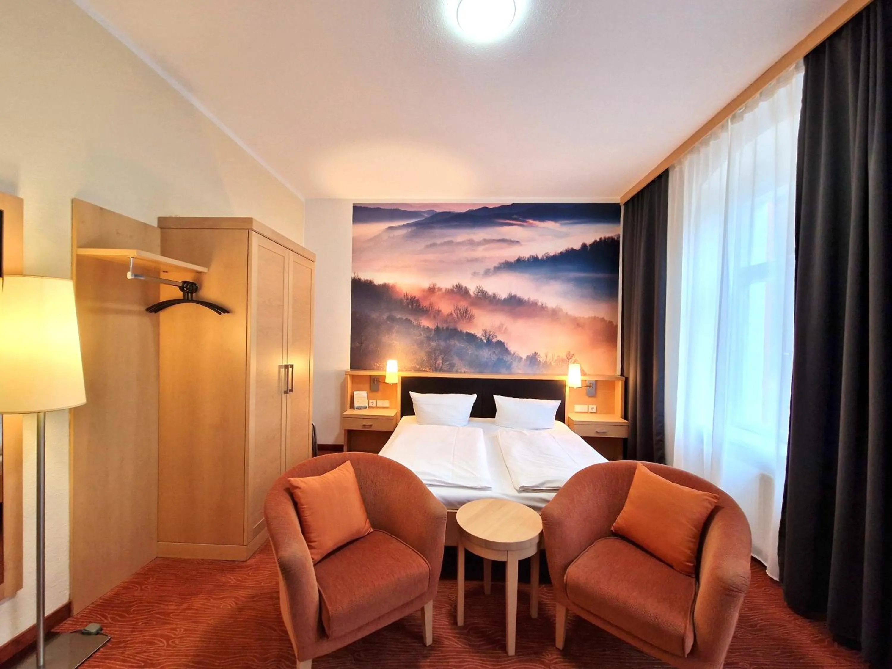 Photo of the whole room, Bed in Hotel Lindenhof Bad Schandau