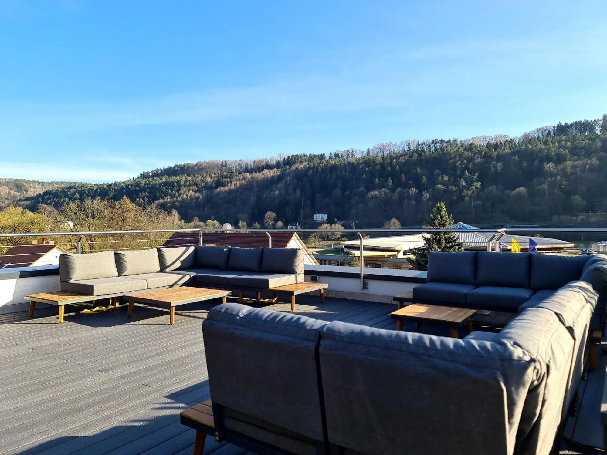 Balcony/Terrace in Hotel Lindenhof Bad Schandau