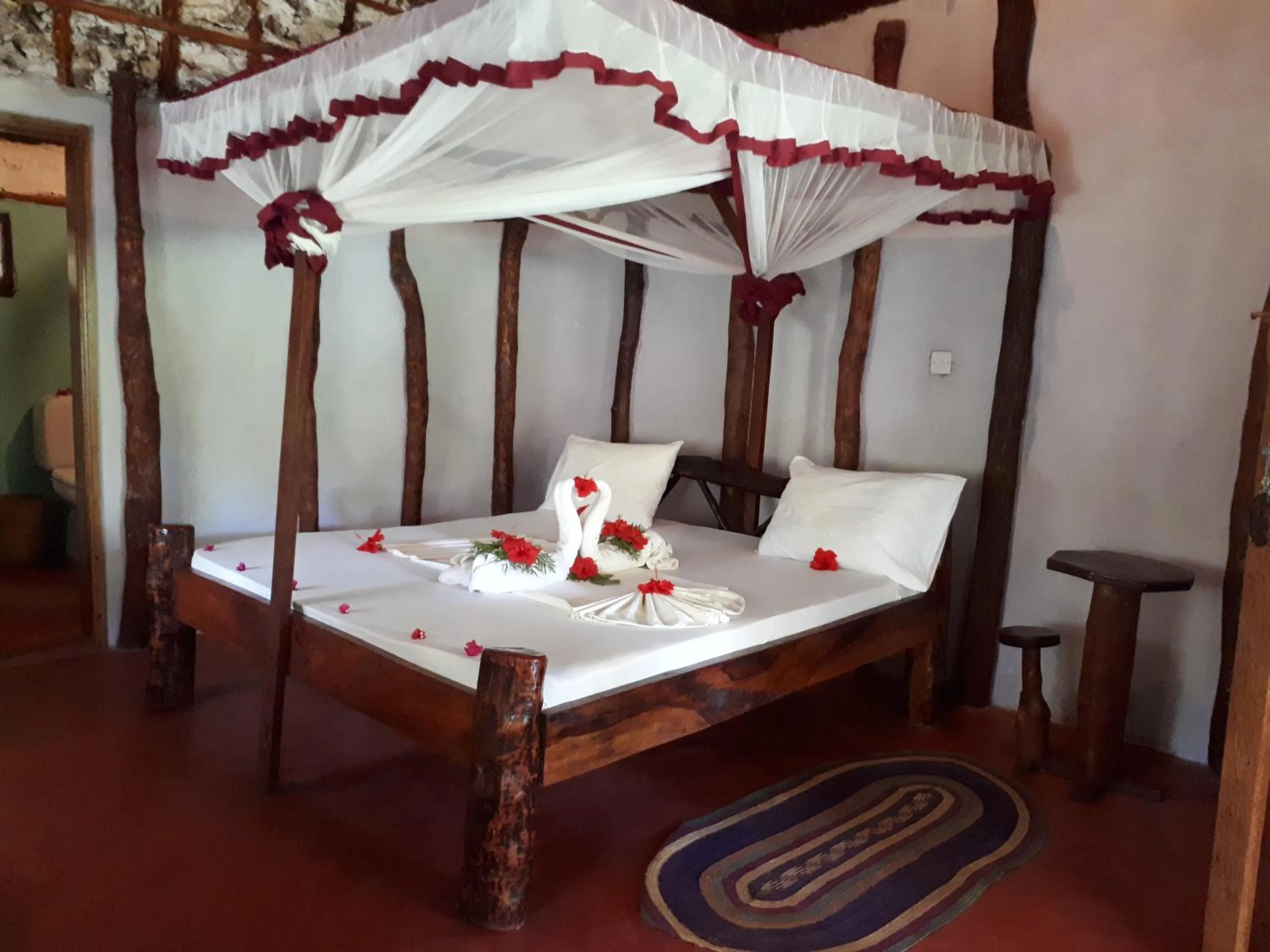 Bed in Mustapha' s Place