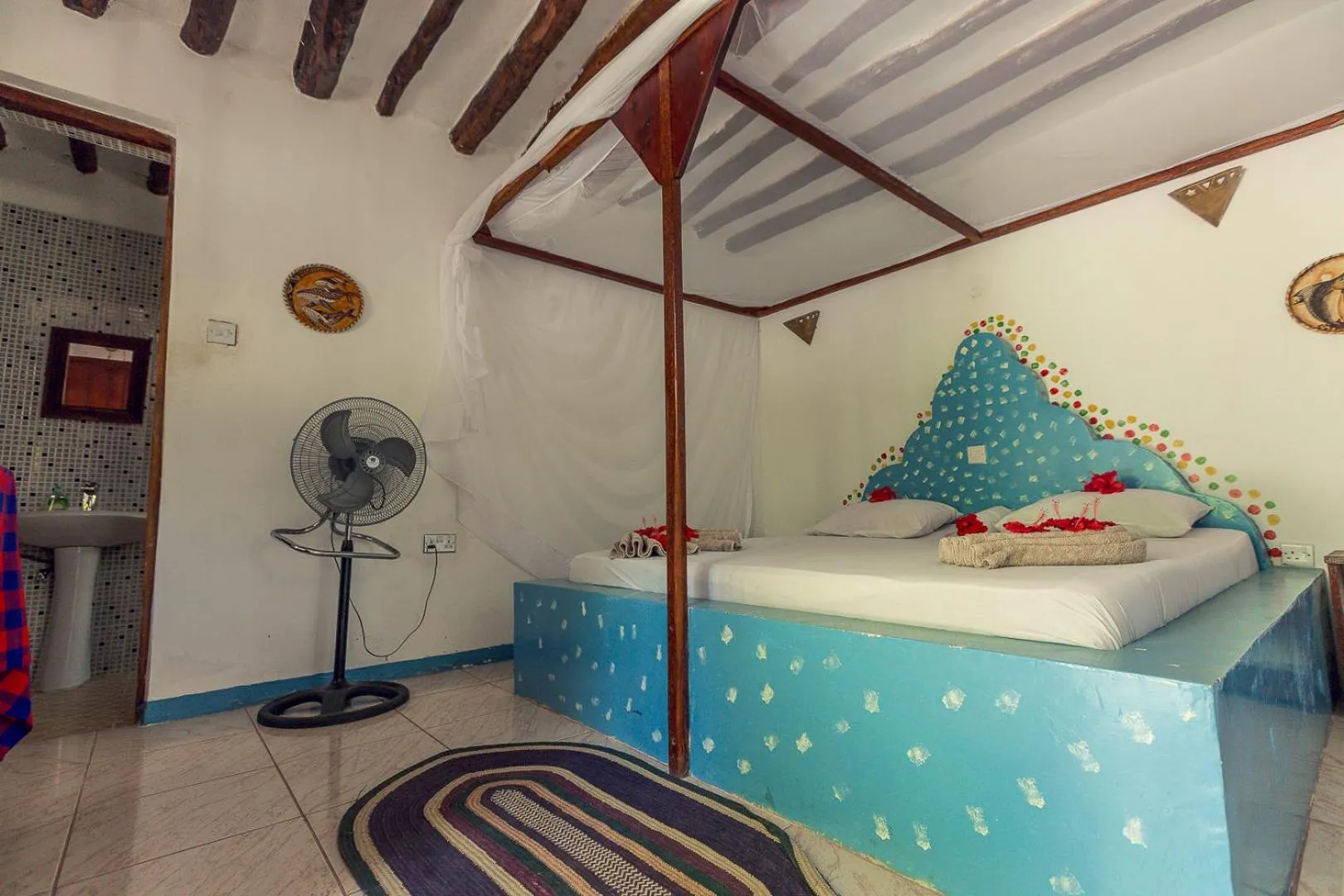 Bed in Mustapha' s Place