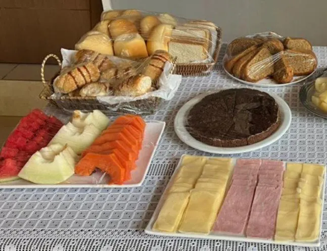 Buffet breakfast in Pousada do Golfinho Fernando de Noronha