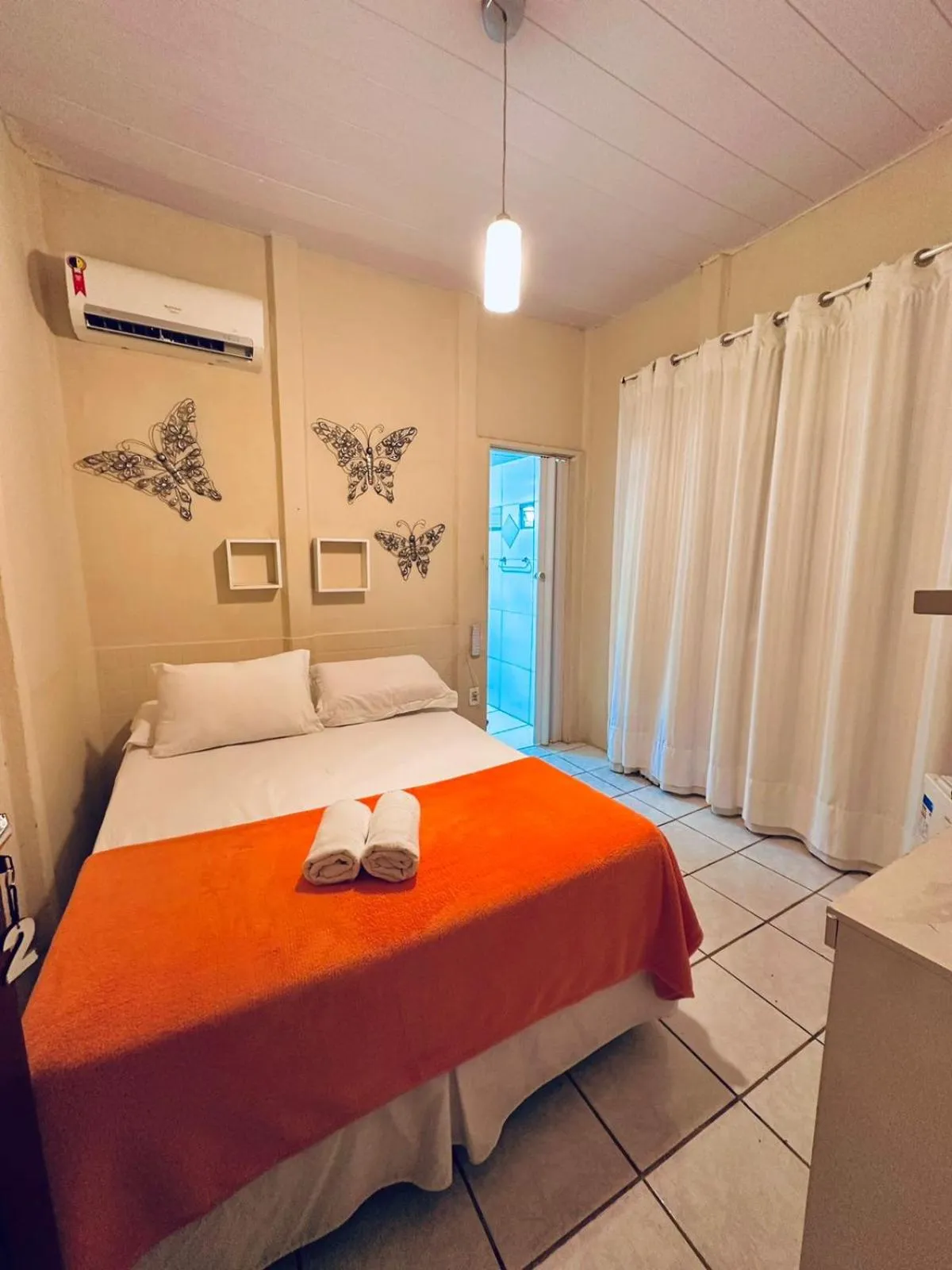 Bed in Pousada do Golfinho Fernando de Noronha