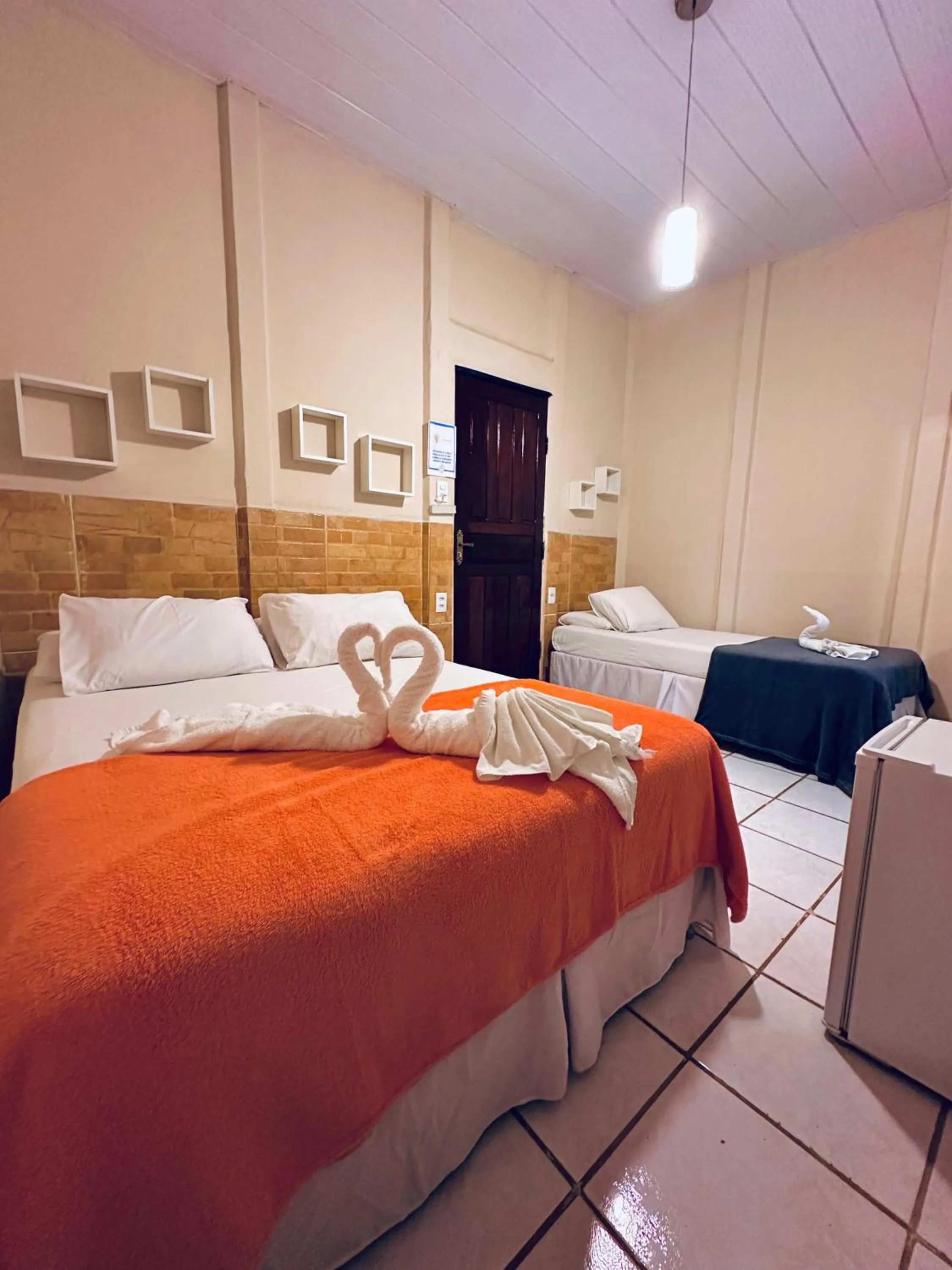 Bed in Pousada do Golfinho Fernando de Noronha