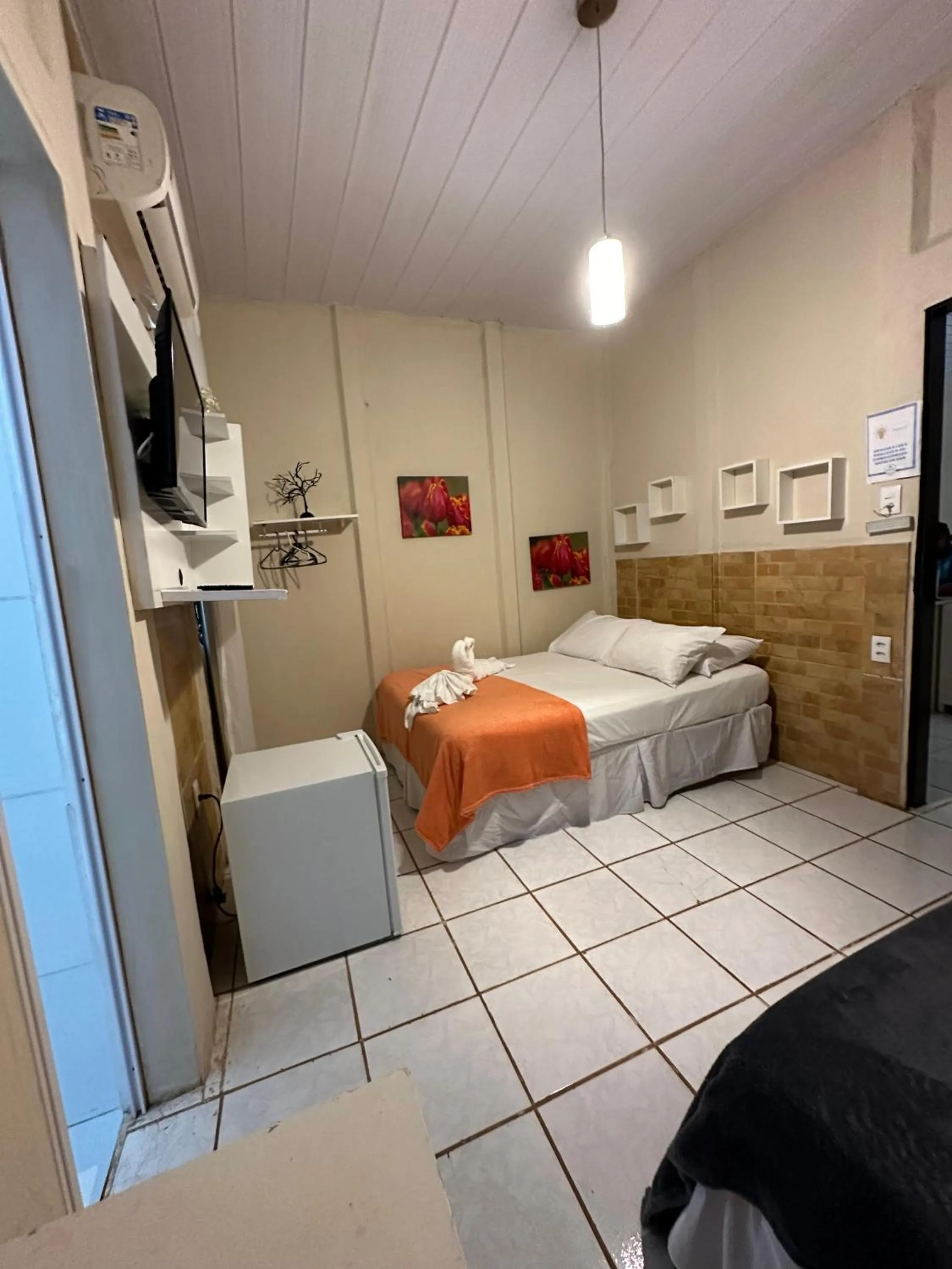 Bed in Pousada do Golfinho Fernando de Noronha